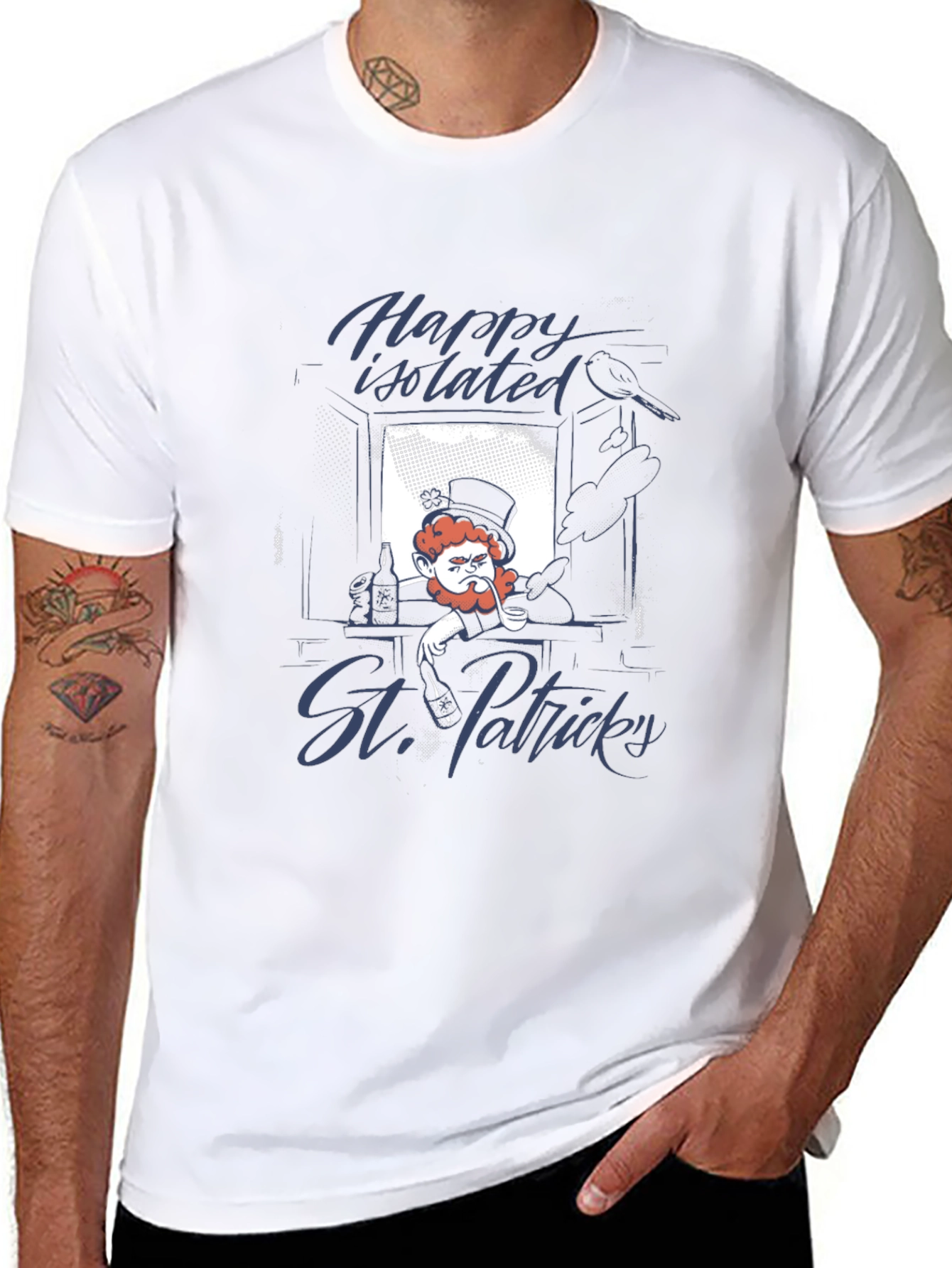 Happy Isolated St. Patricks Day Graphic Tee