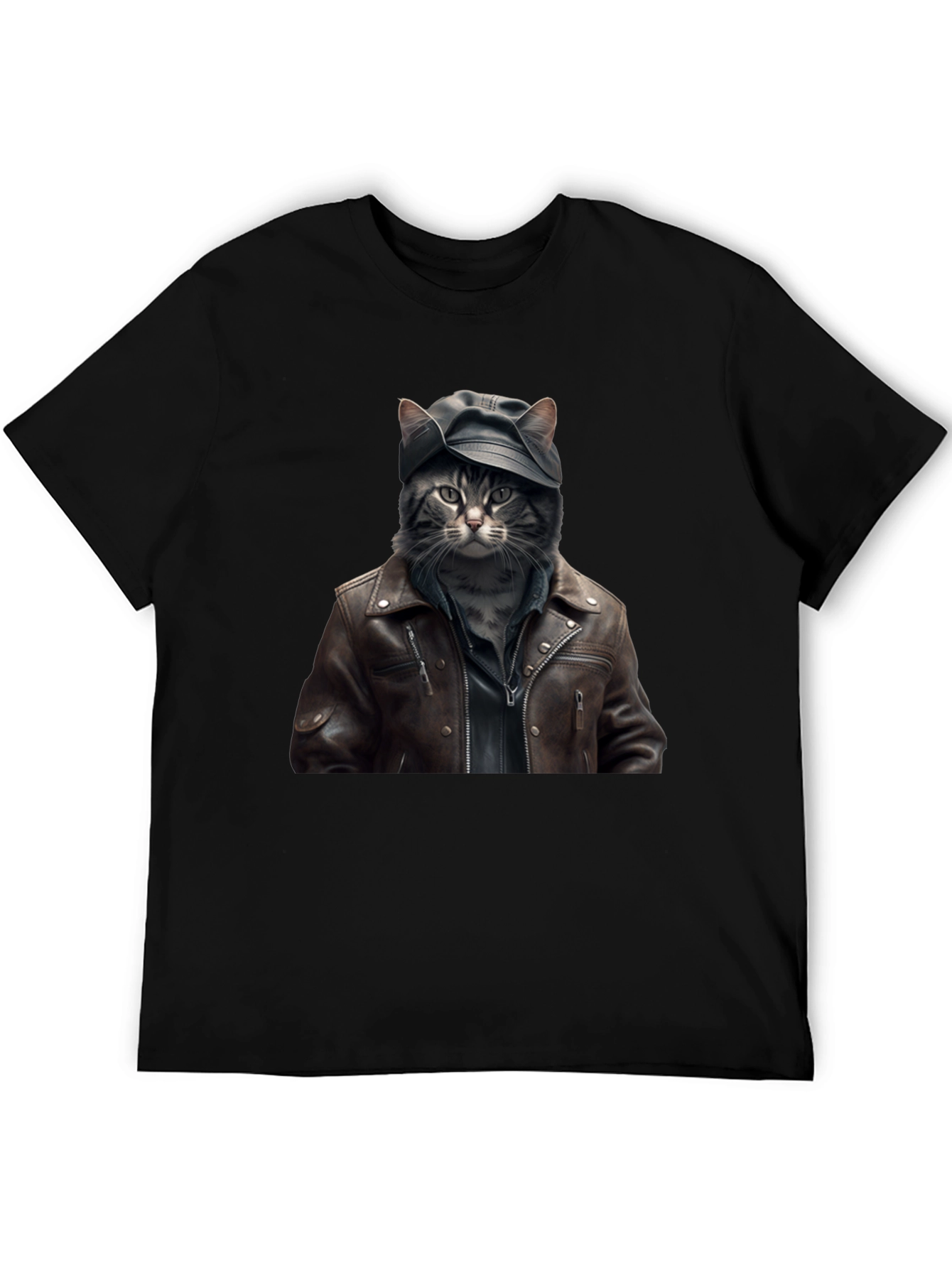 Cool Cat Biker T-Shirt