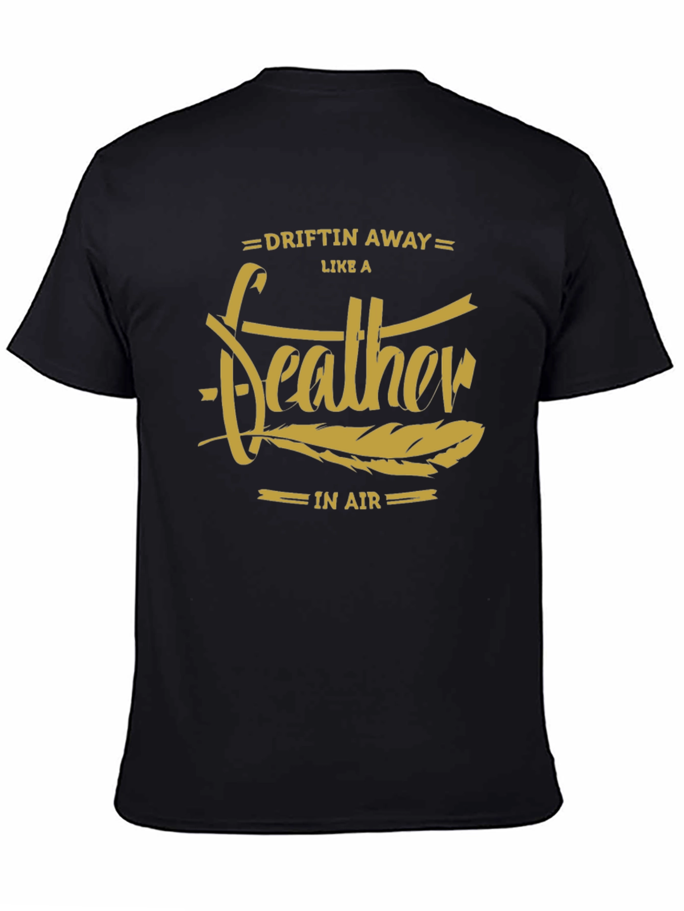 Driftin Away Feather Graphic T-Shirt