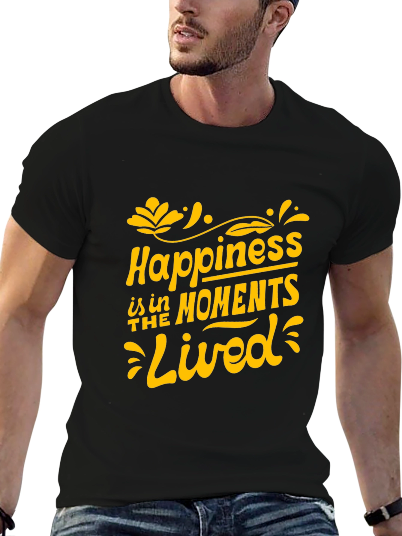 Happiness in Moments Lived Graphic Tee