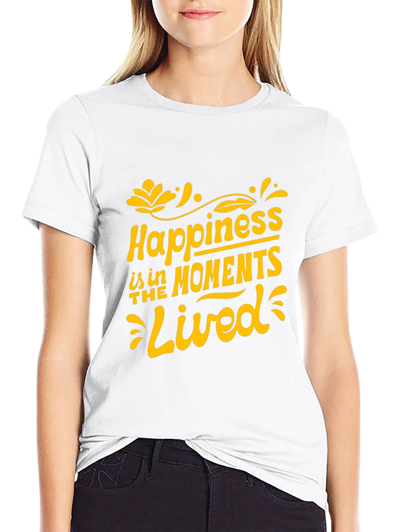 Happiness in Moments Lived Graphic Tee