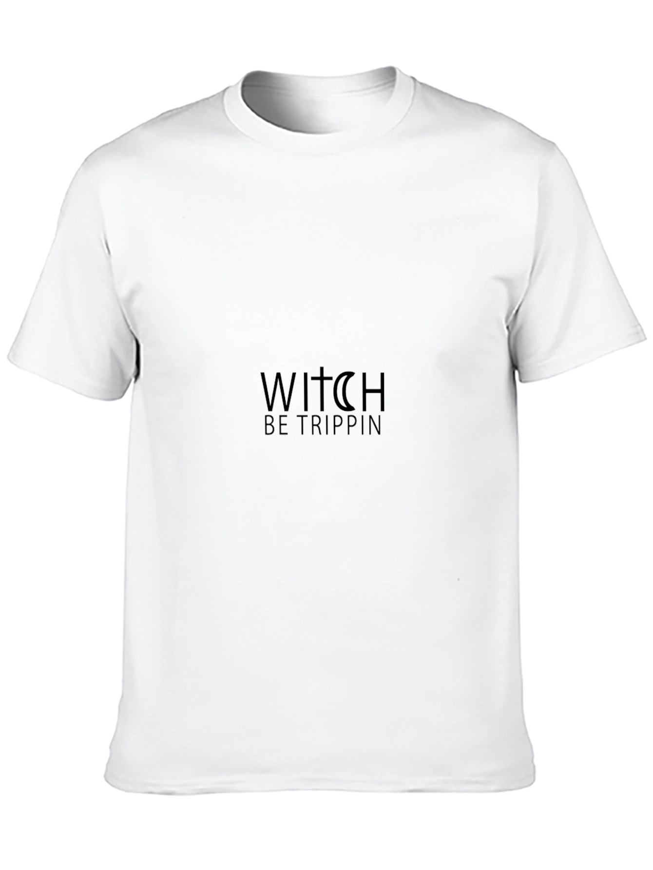 Witch Be Trippin Black Tee