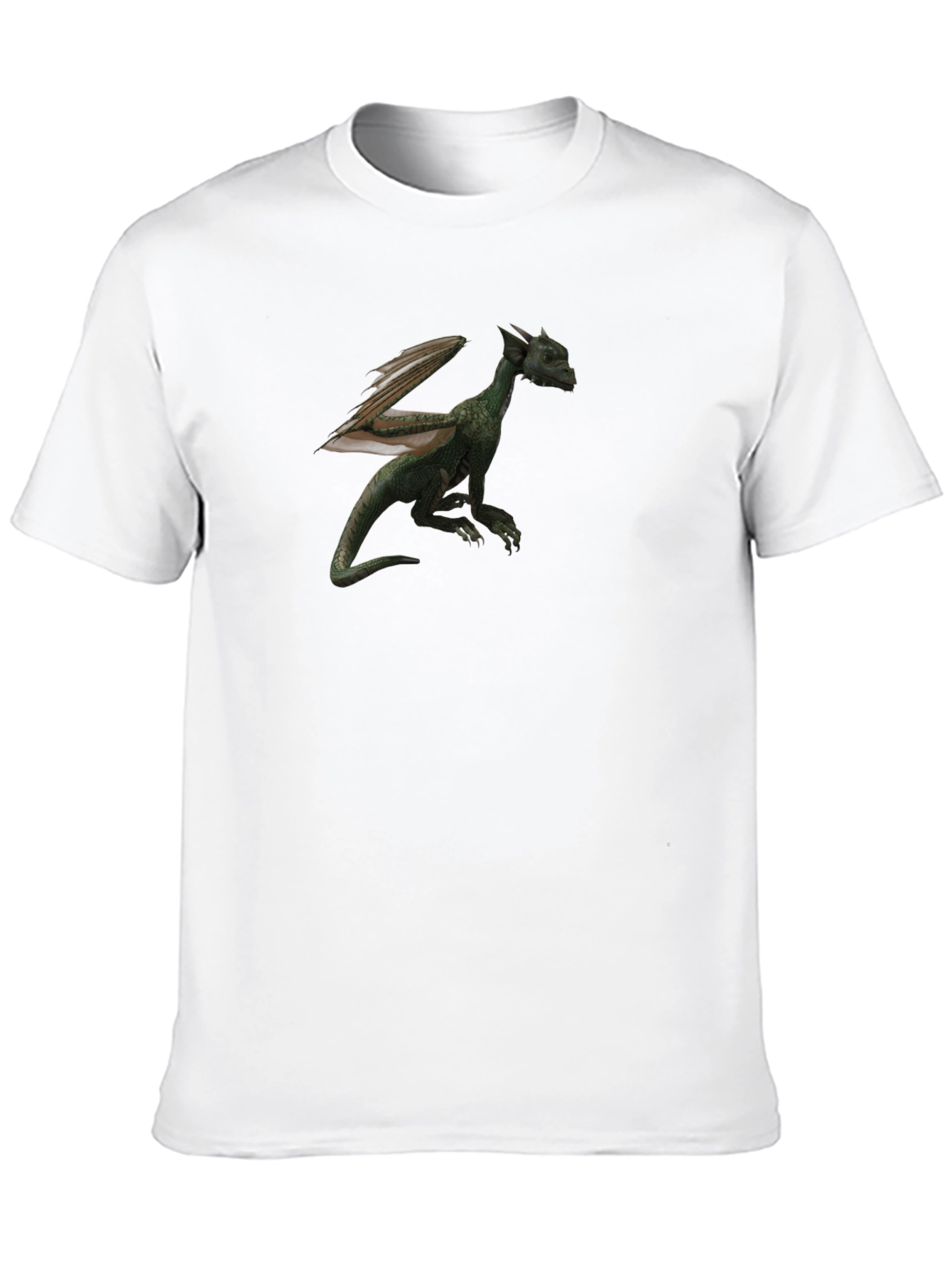 Dragon Graphic T-Shirt - Black Cotton Tee