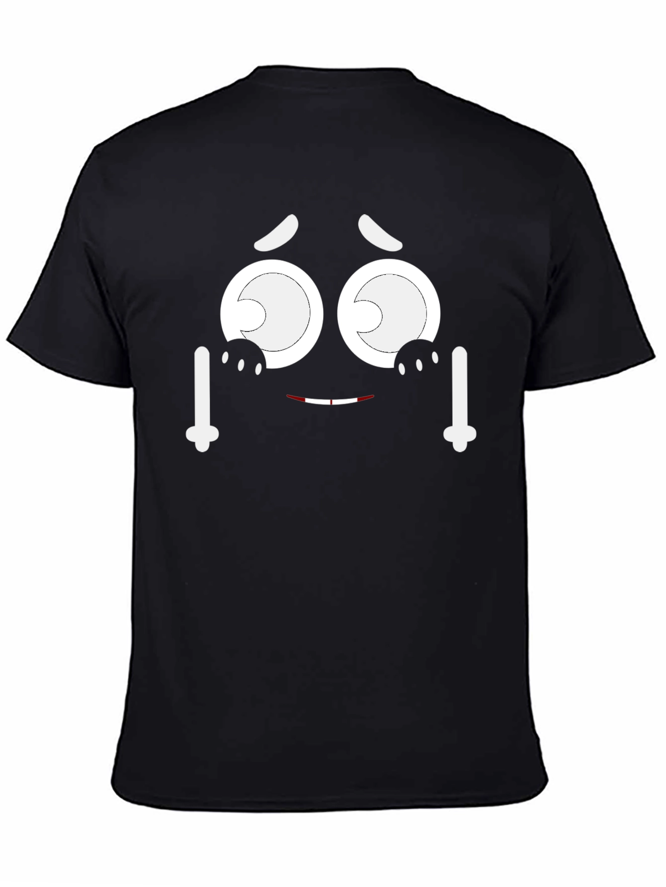 Funny Face Graphic T-Shirt - Expressive & Unique Design