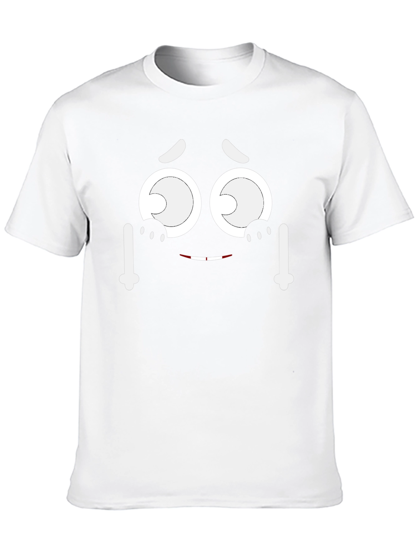 Funny Face Graphic T-Shirt - Expressive & Unique Design