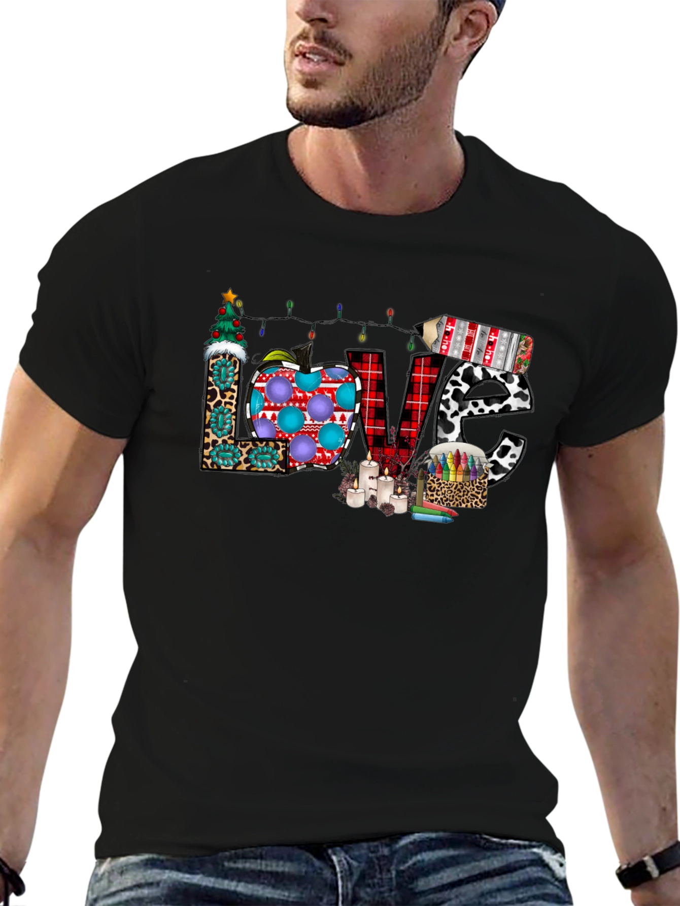 Teacher Love Graphic T-Shirt - Back to School Tee