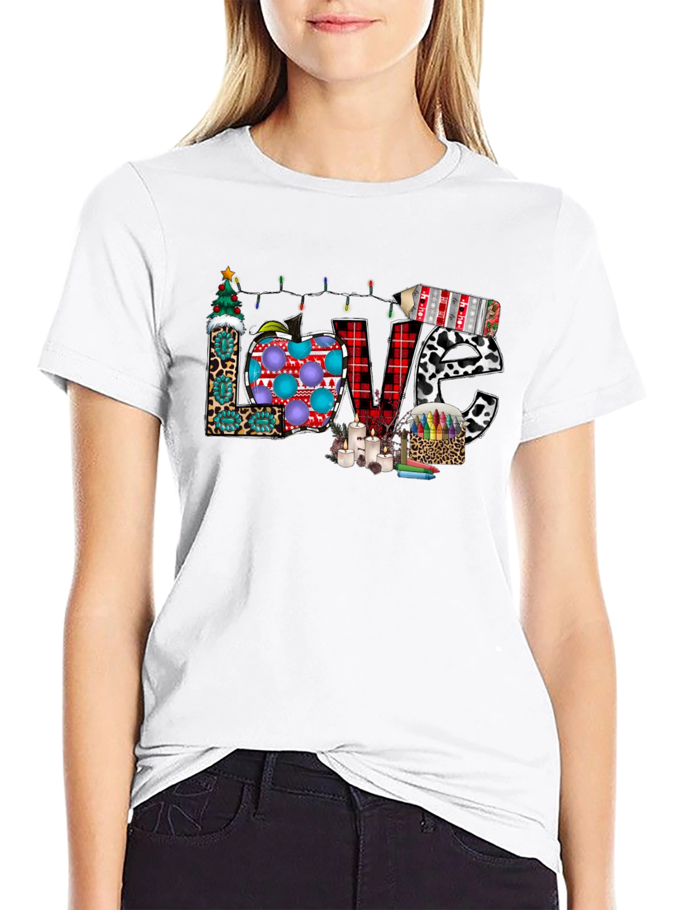 Teacher Love Graphic T-Shirt - Back to School Tee