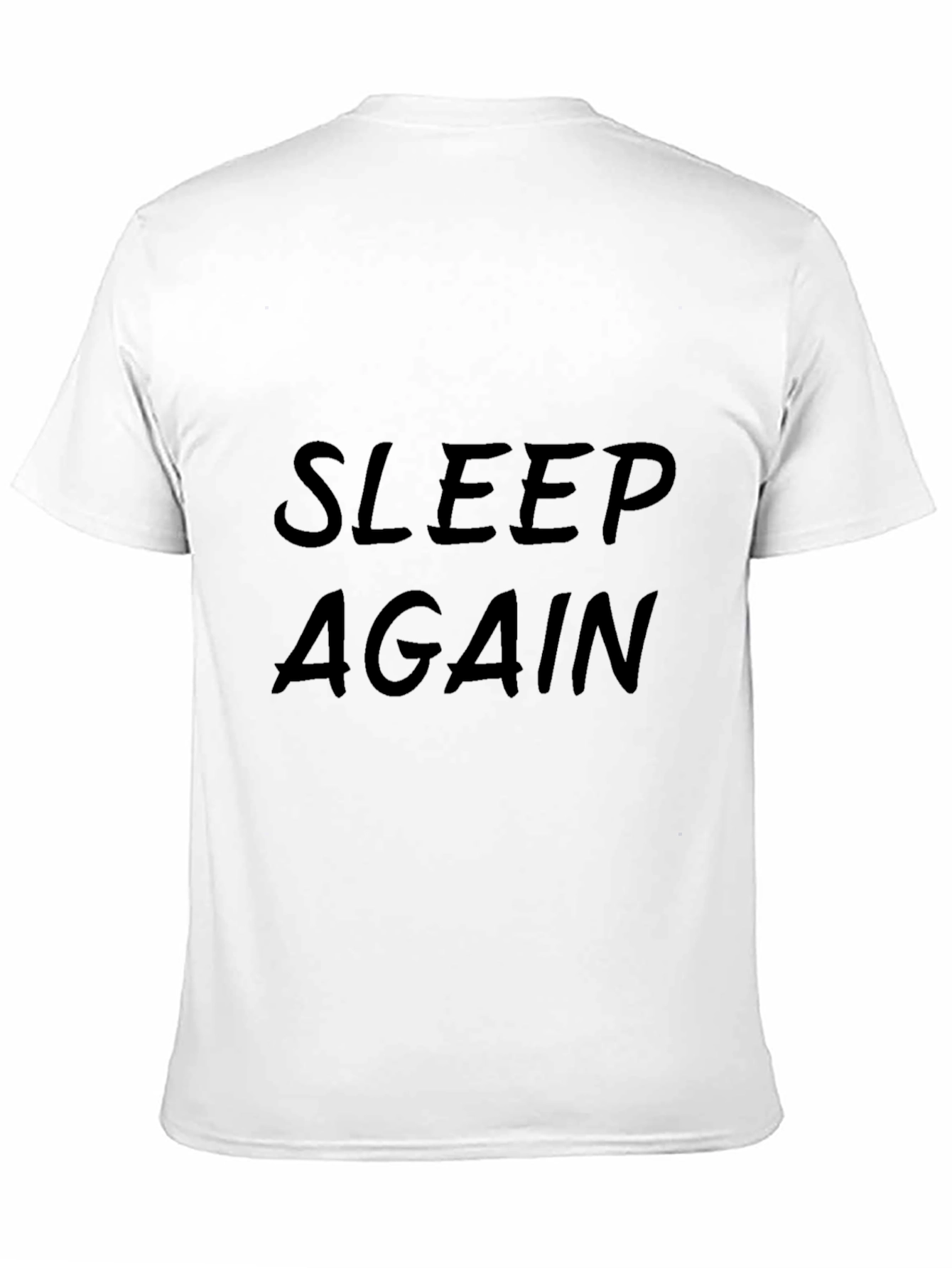 Sleep Again Black Graphic Tee Shirt