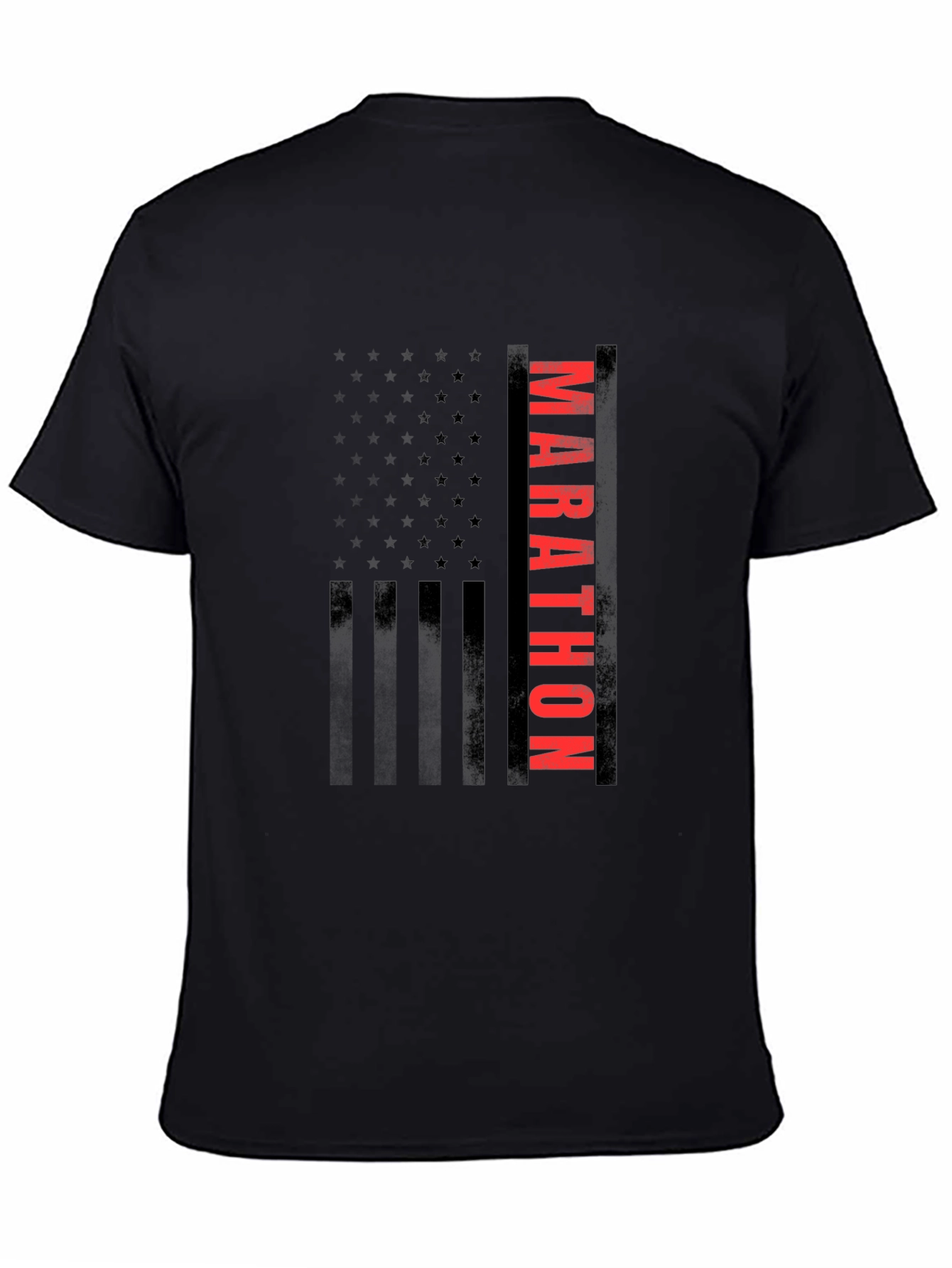 Marathon American Flag Graphic T-Shirt