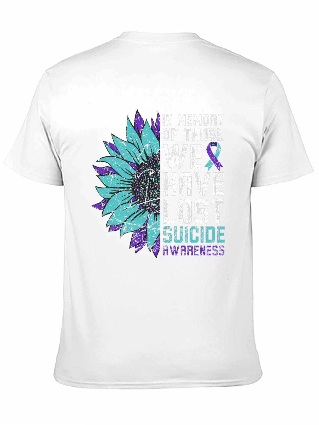 Suicide Awareness Sunflower Graphic Tee