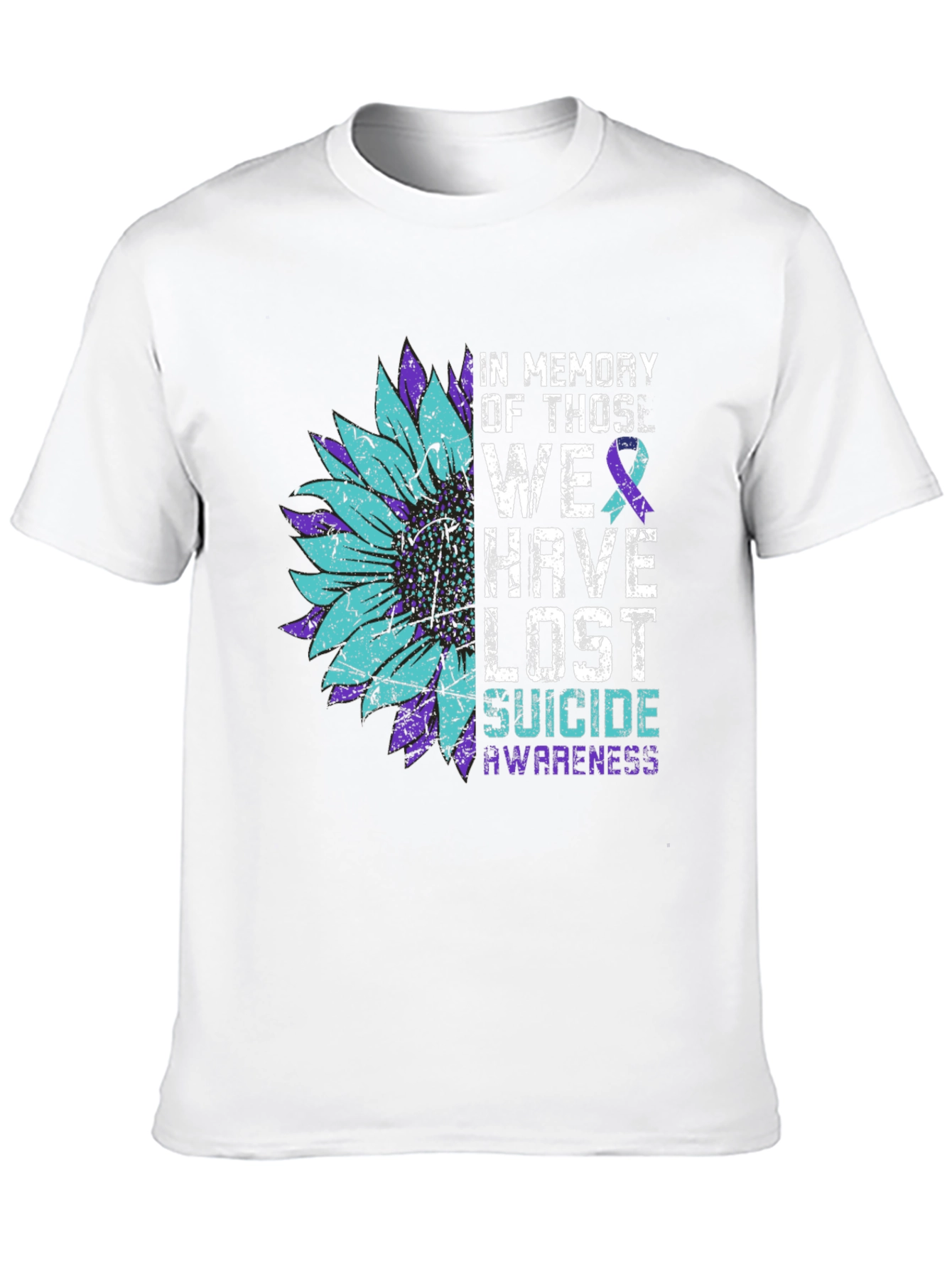 Suicide Awareness Sunflower Graphic Tee