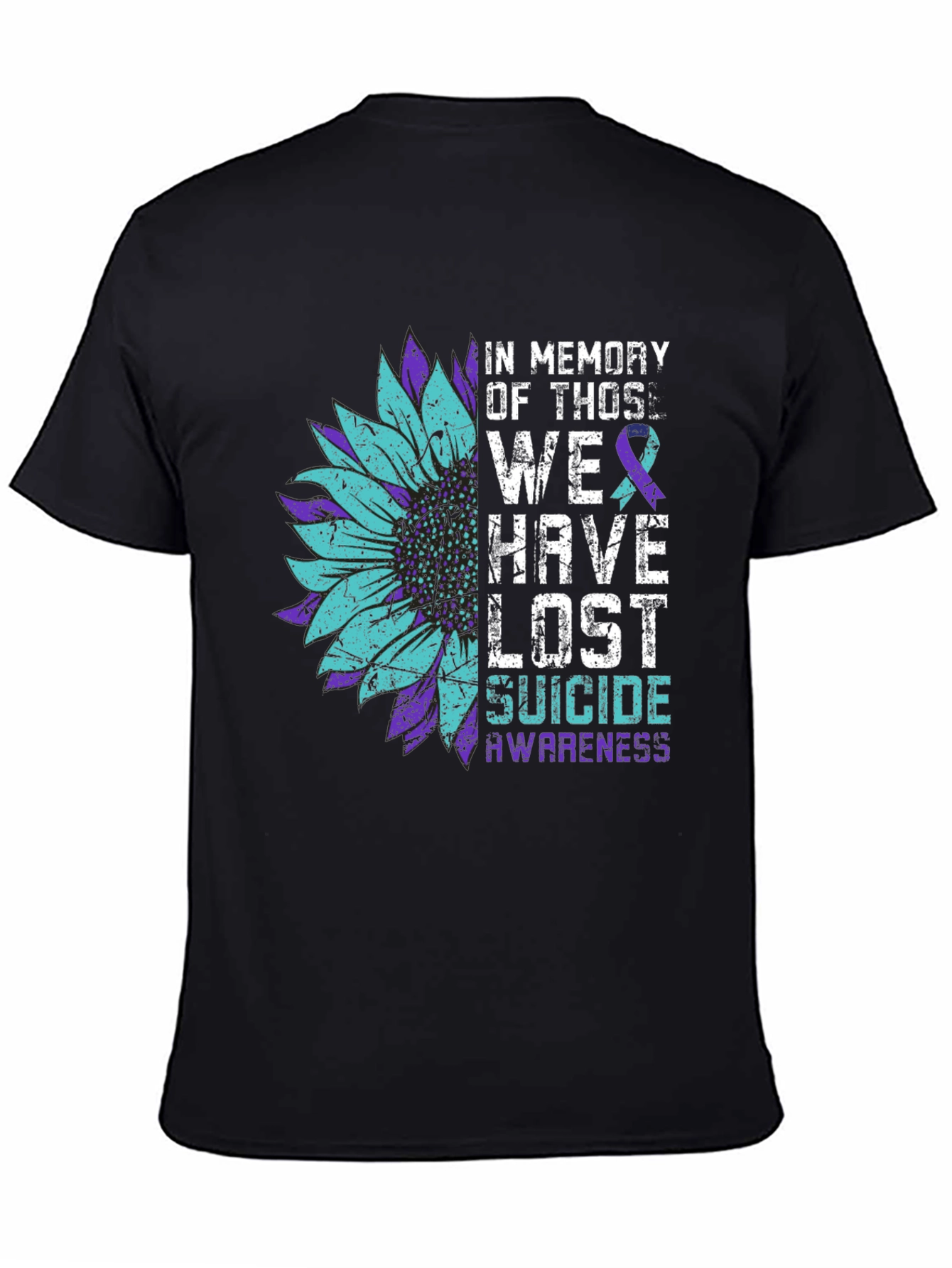 Suicide Awareness Sunflower Graphic Tee