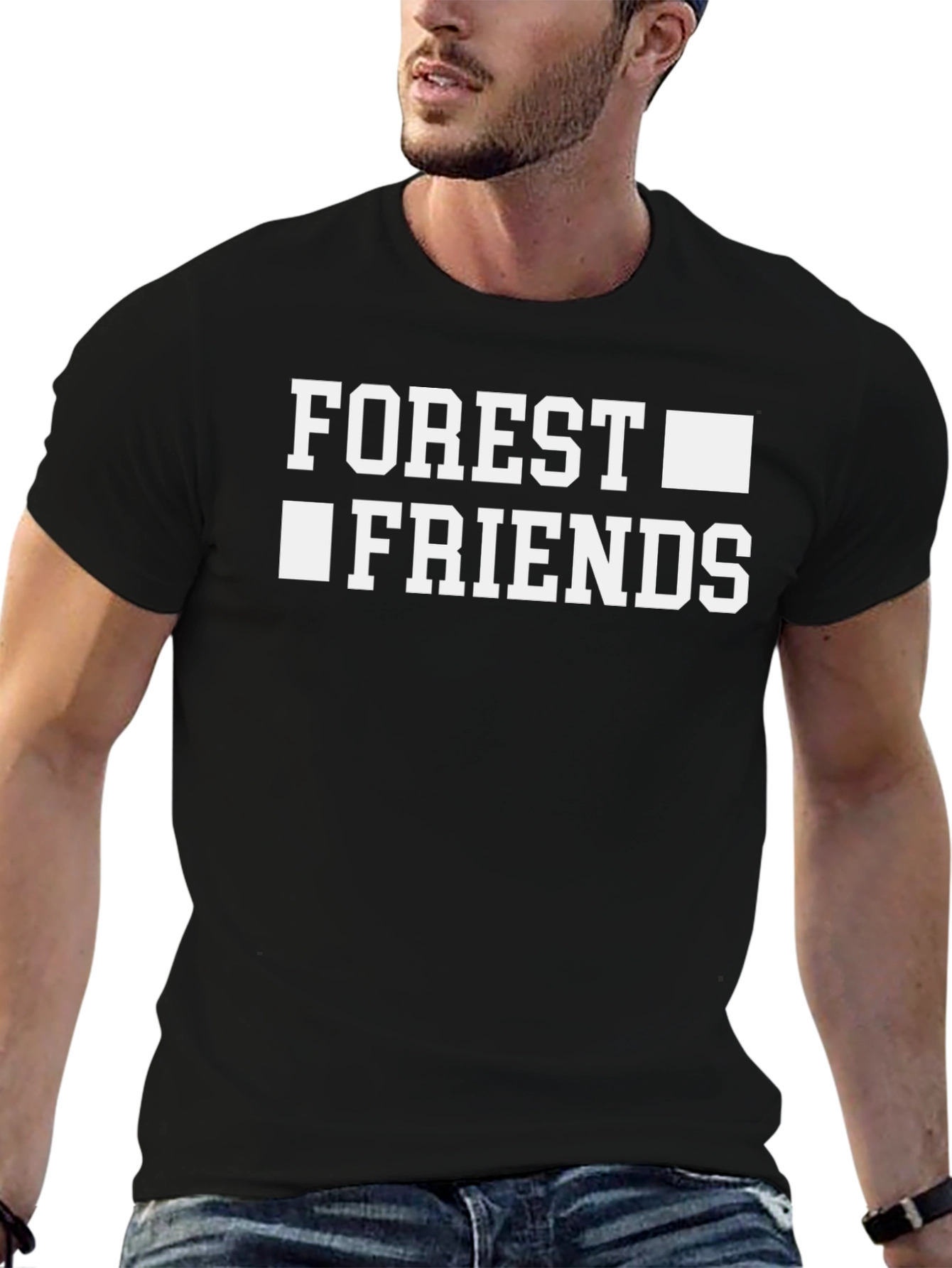 Forest Friends Graphic Tee - Black