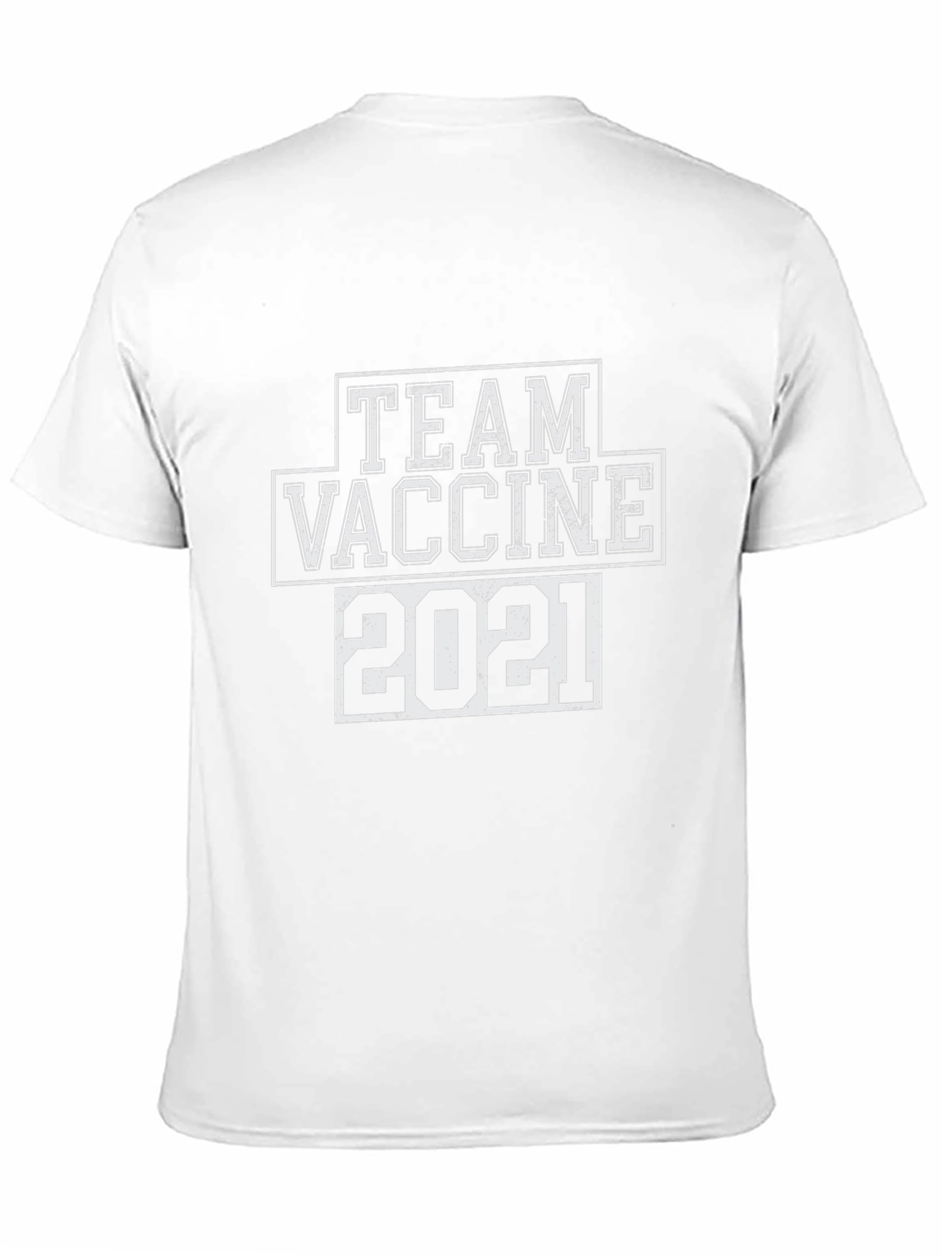 Team Vaccine 2021 Black Graphic T-Shirt