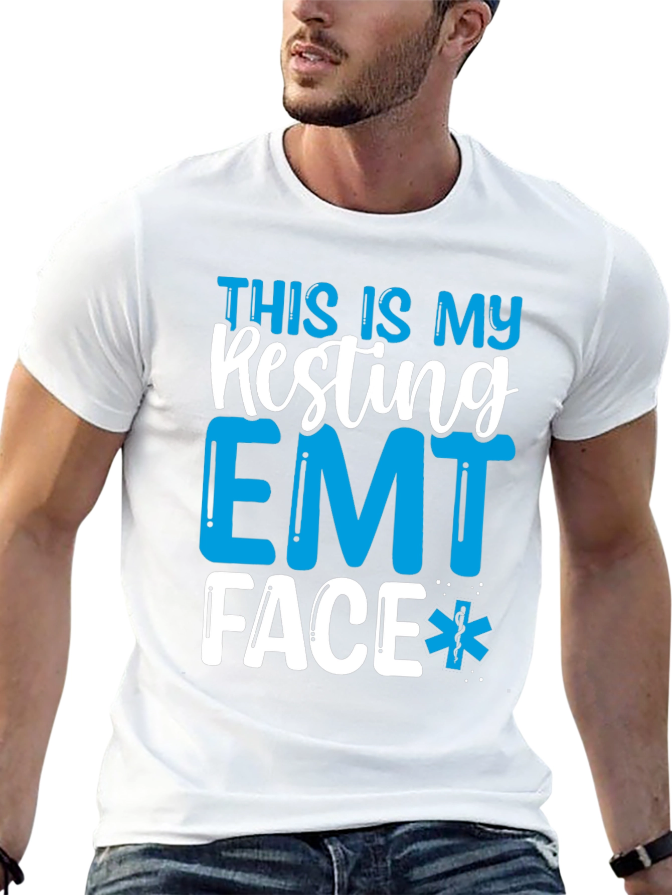 EMT Resting Face Graphic Tee