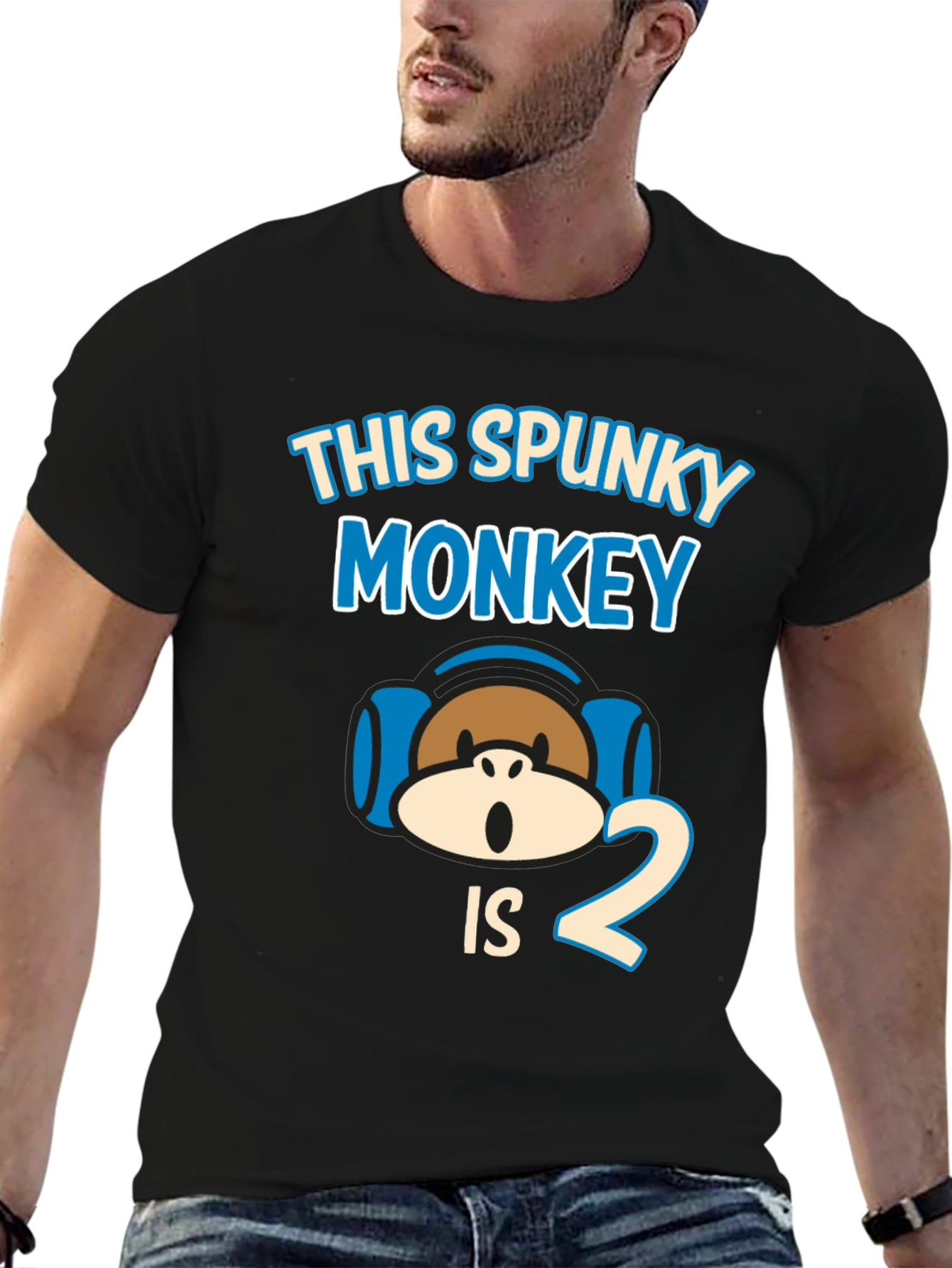 Spunky Monkey 2nd Birthday T-Shirt