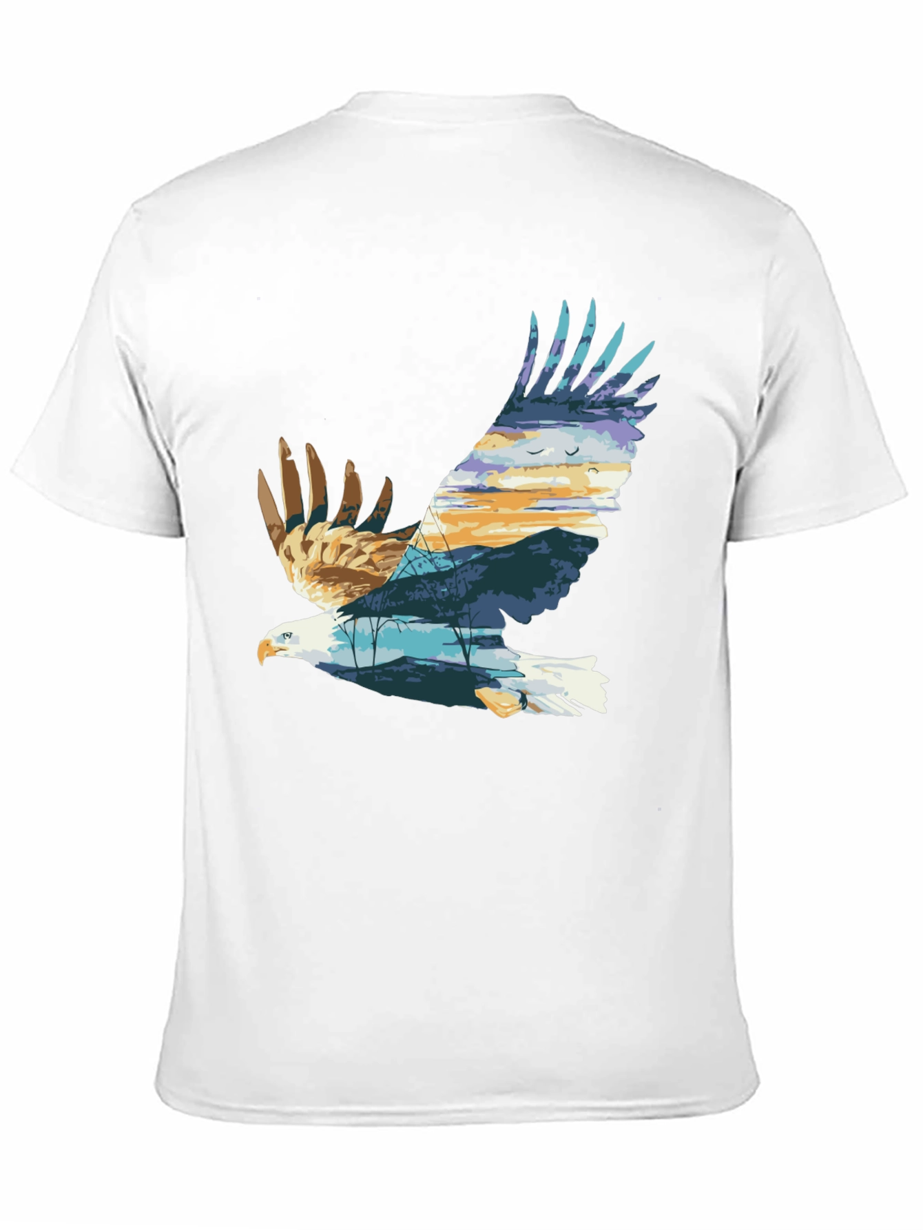 Eagle Nature Graphic T-Shirt | Mens Black Tee