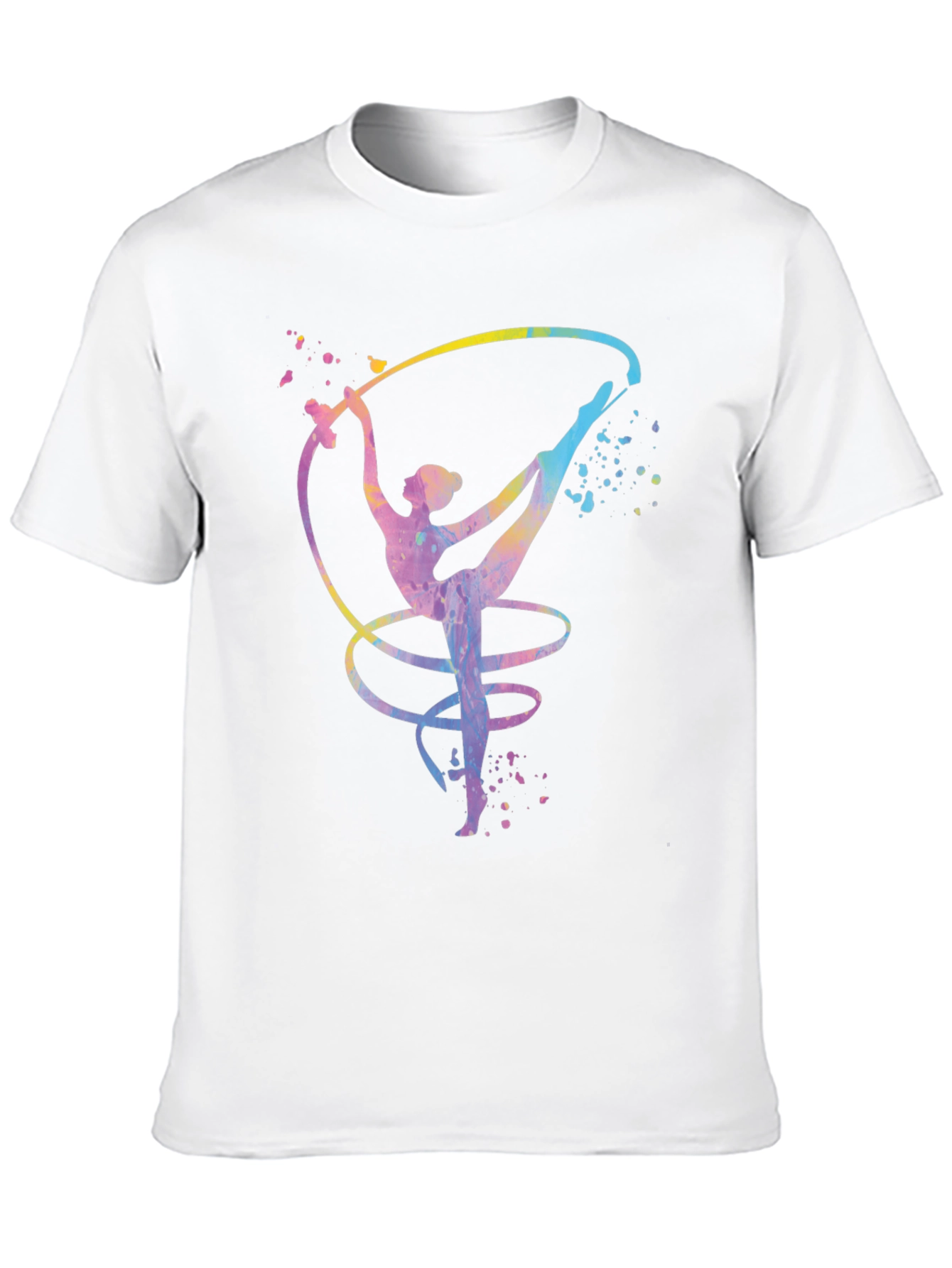 Gymnast Ribbon Black T-Shirt