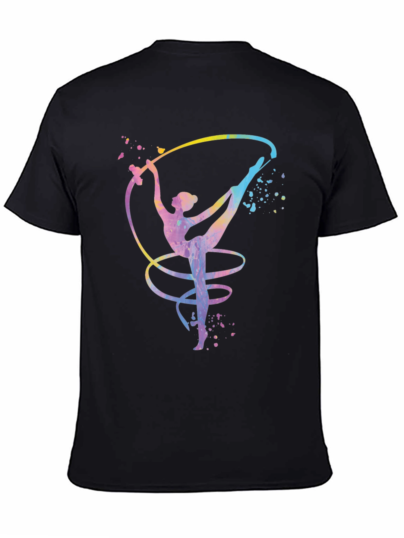 Gymnast Ribbon Black T-Shirt