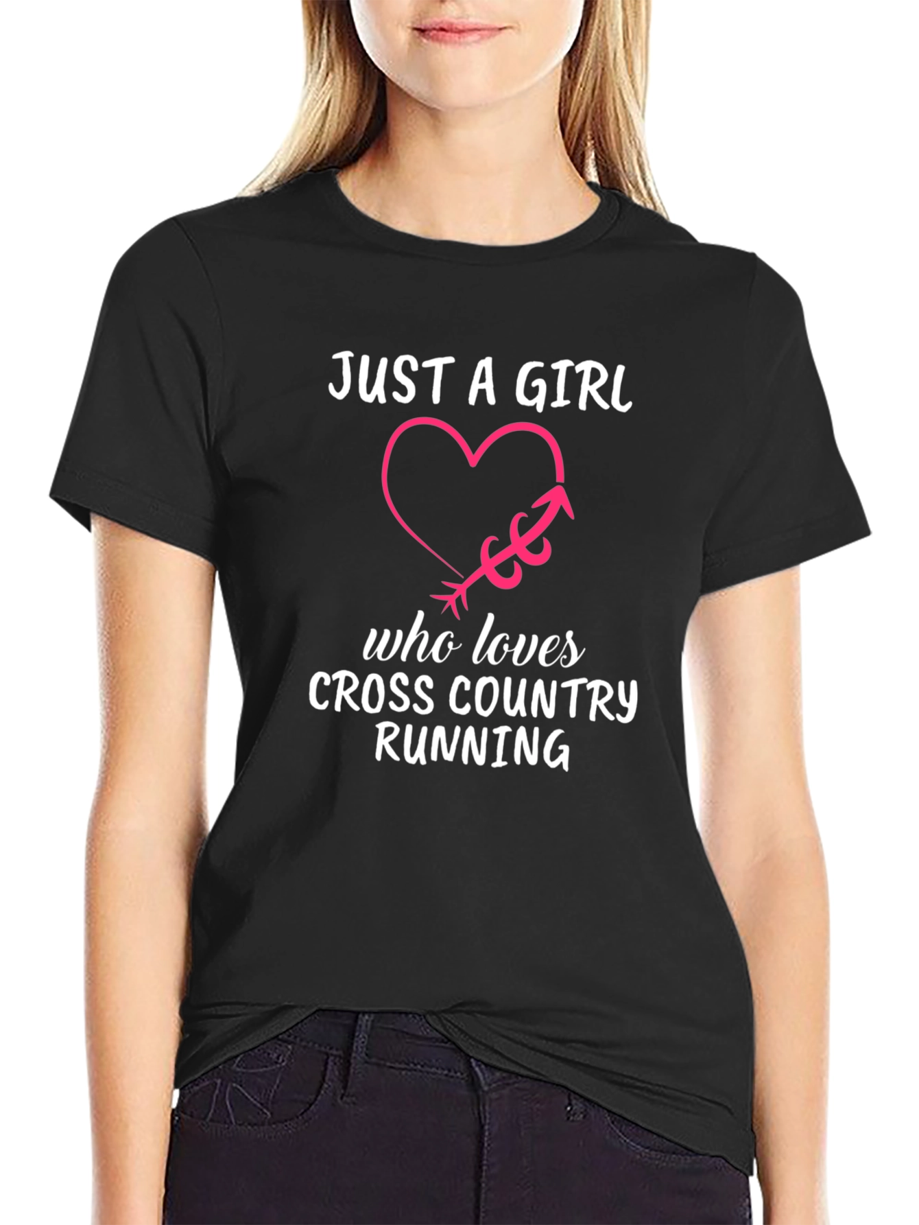 Cross Country Running Girls T-Shirt