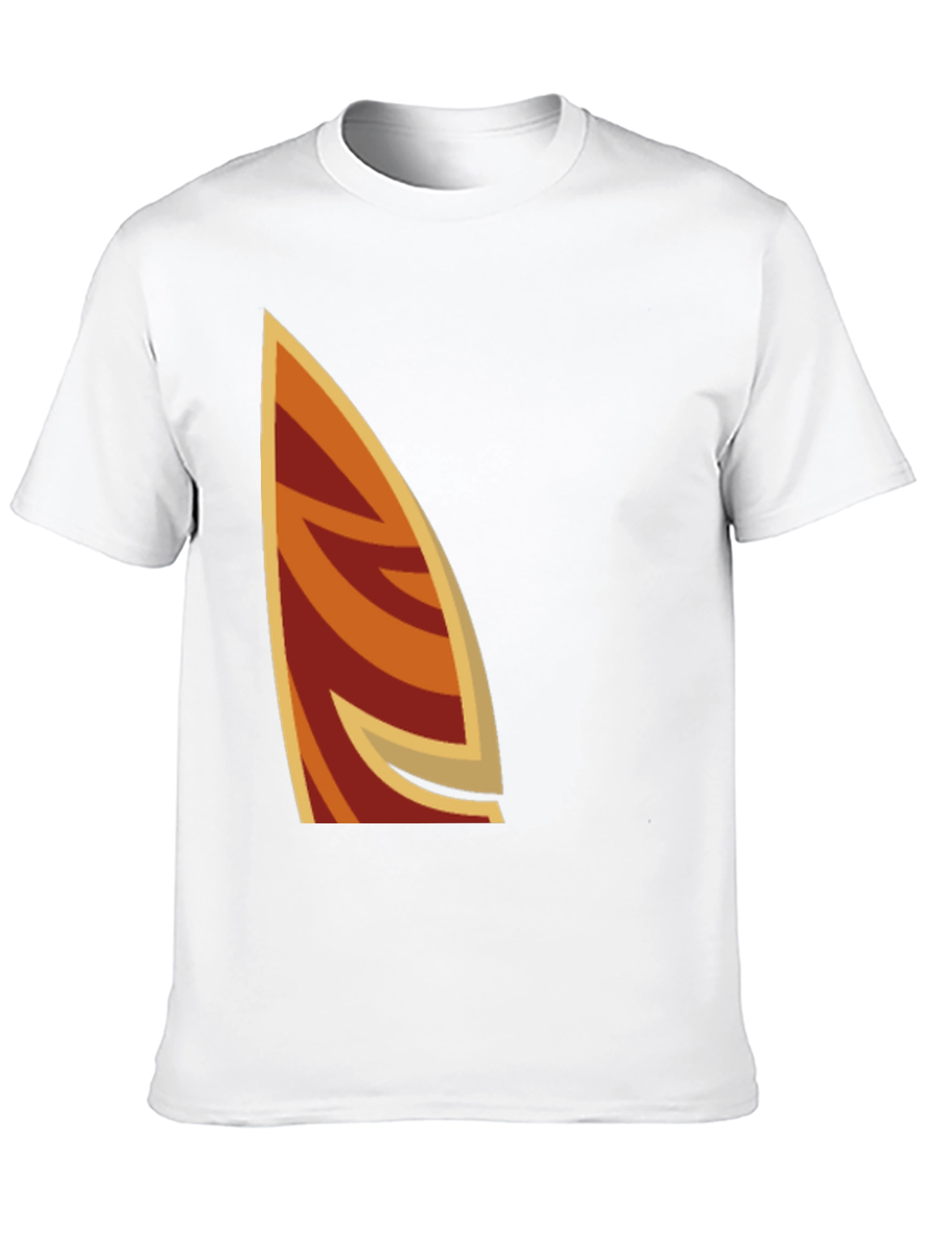 Retro Surfboard T-Shirt - Black Cotton Tee