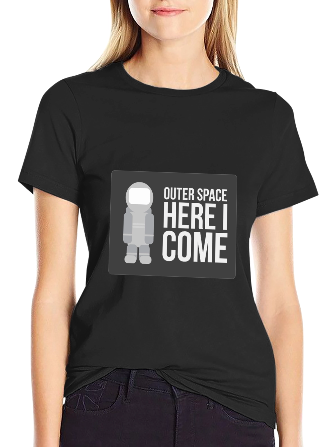Outer Space Here I Come Graphic T-Shirt