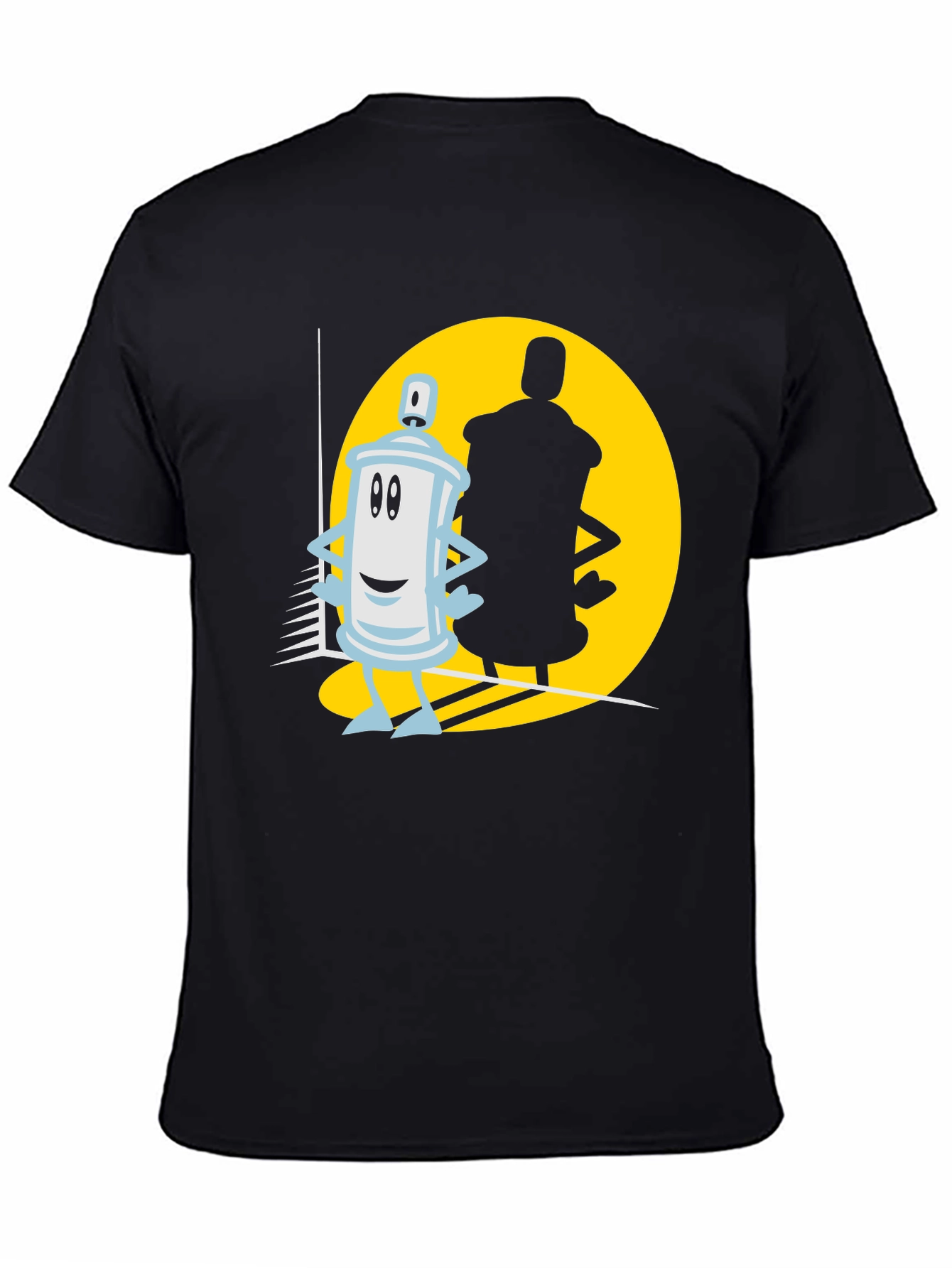 Cartoon Spray Paint Can T-Shirt