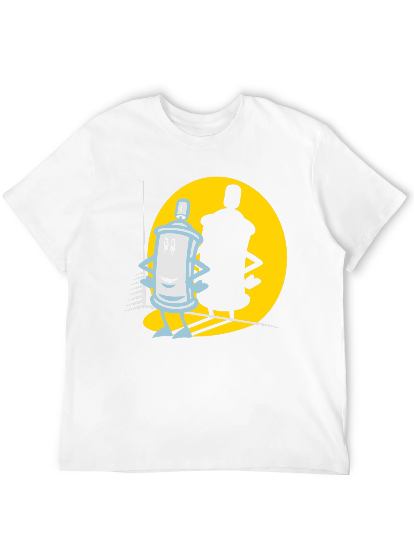 Cartoon Spray Paint Can T-Shirt