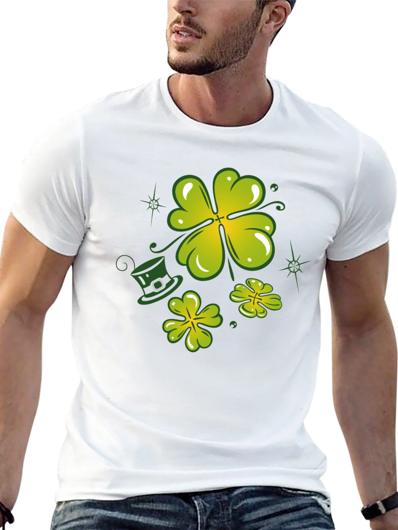 Lucky Clover Graphic Tee - St. Patricks Day Shirt