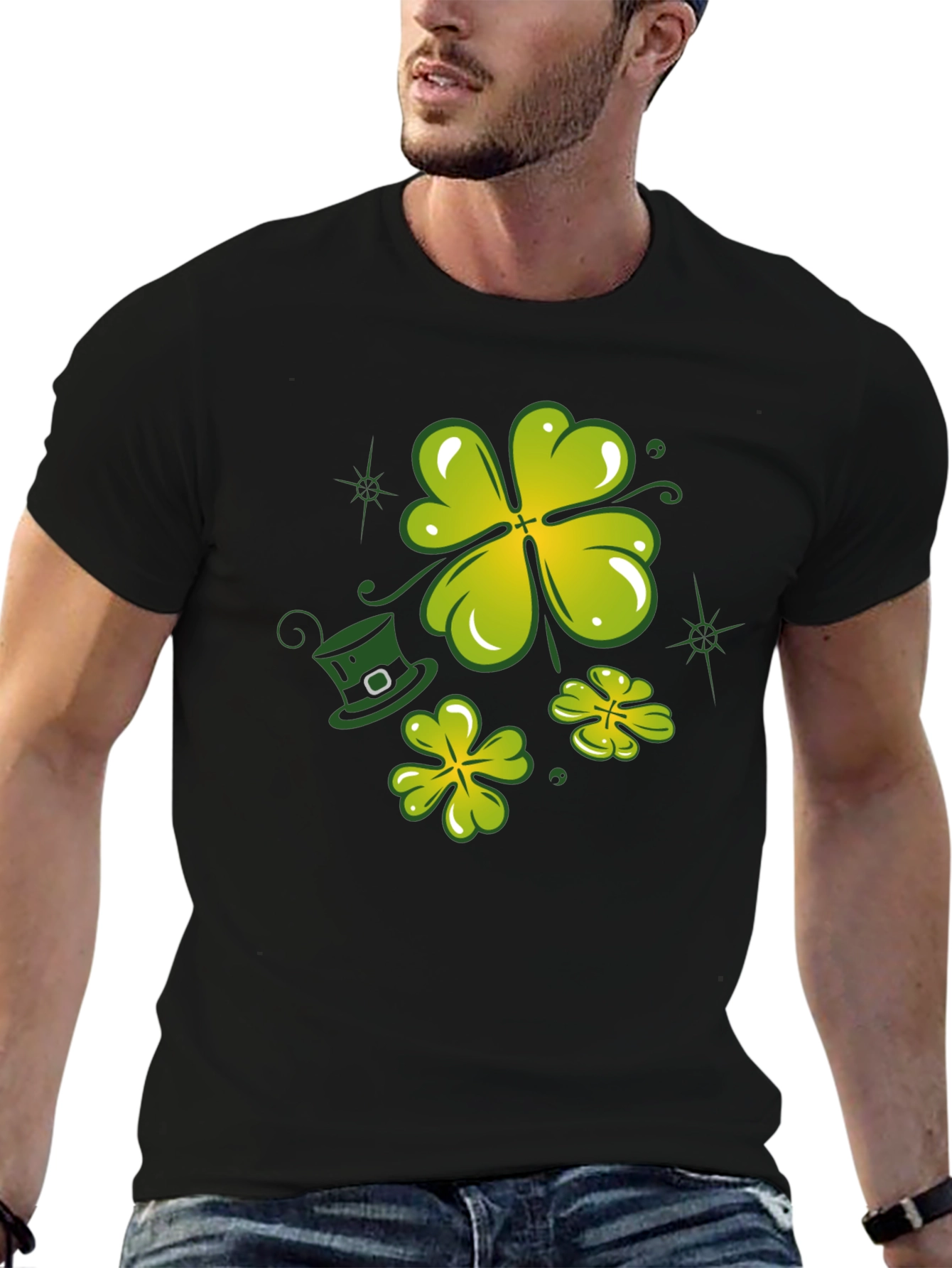 Lucky Clover Graphic Tee - St. Patricks Day Shirt