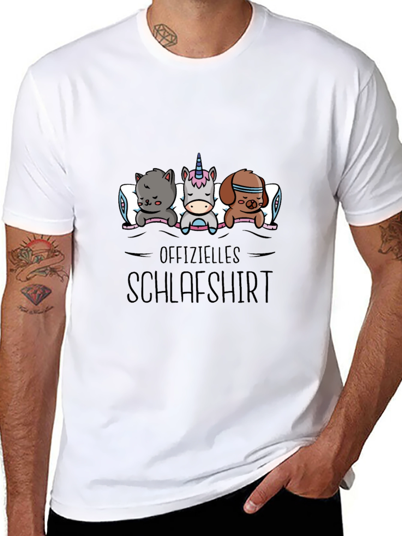 Official Sleep Shirt - Cute Animals Sleeping
