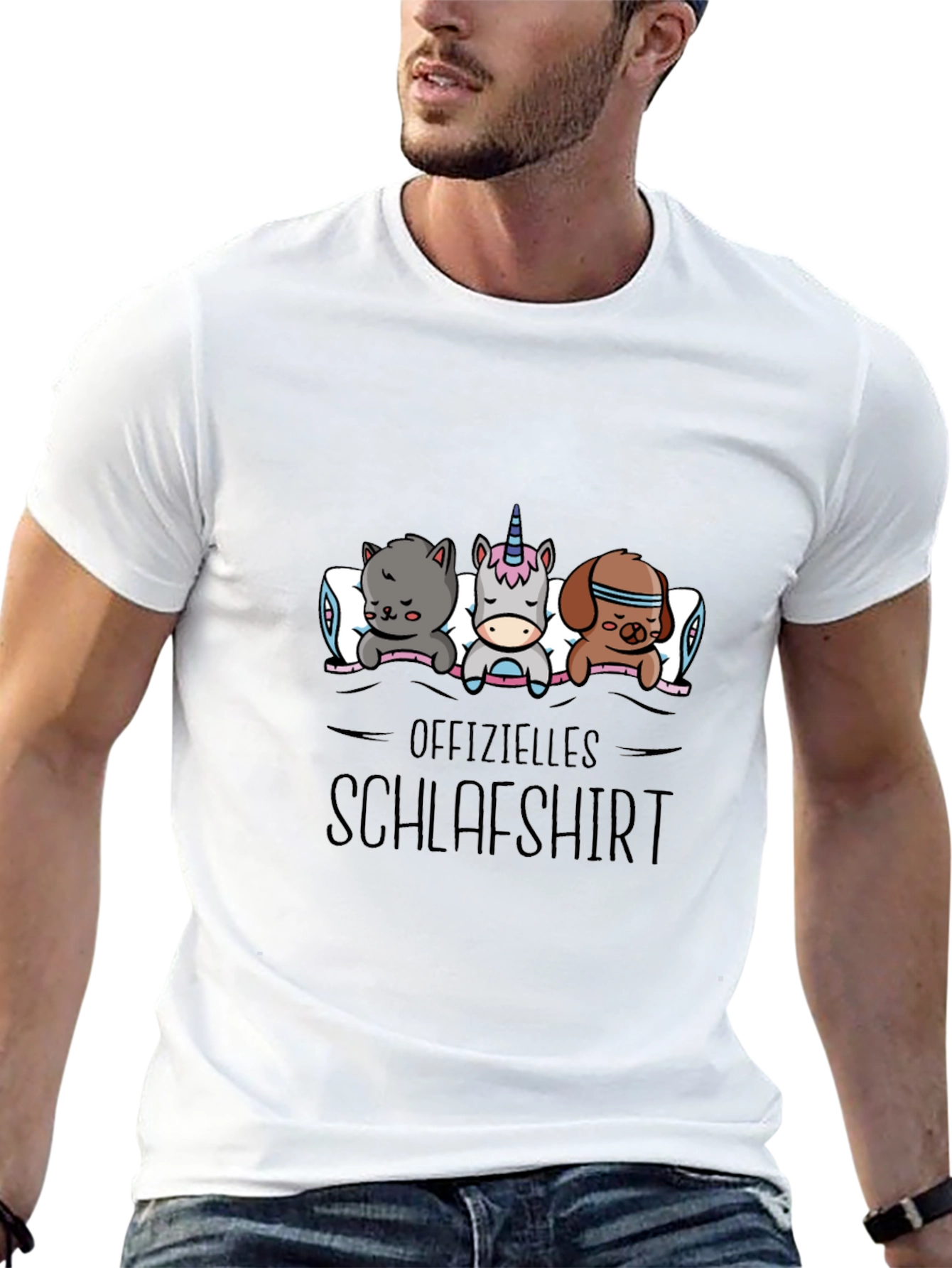 Official Sleep Shirt - Cute Animals Sleeping