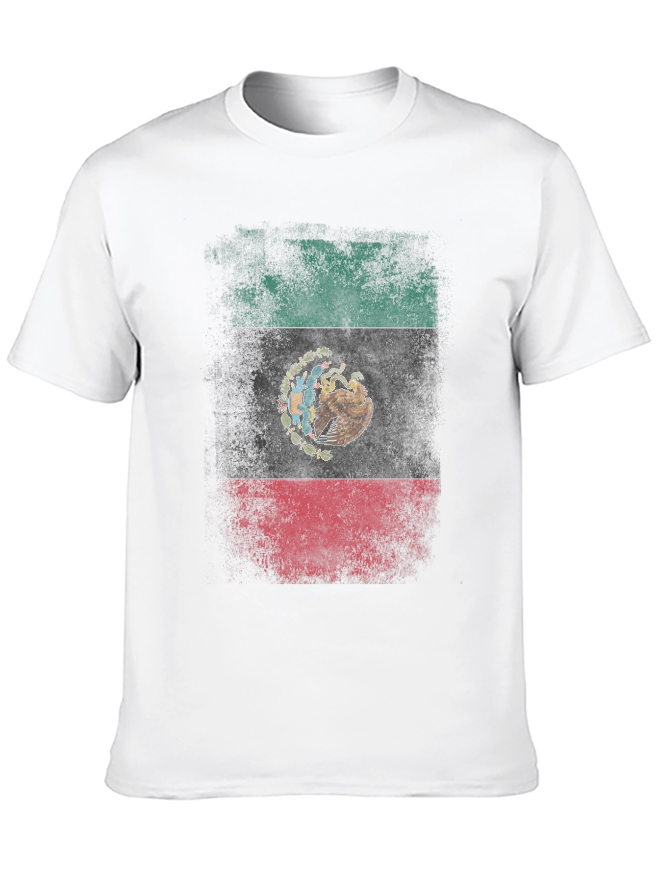 Mexico Flag Graphic T-Shirt - Black