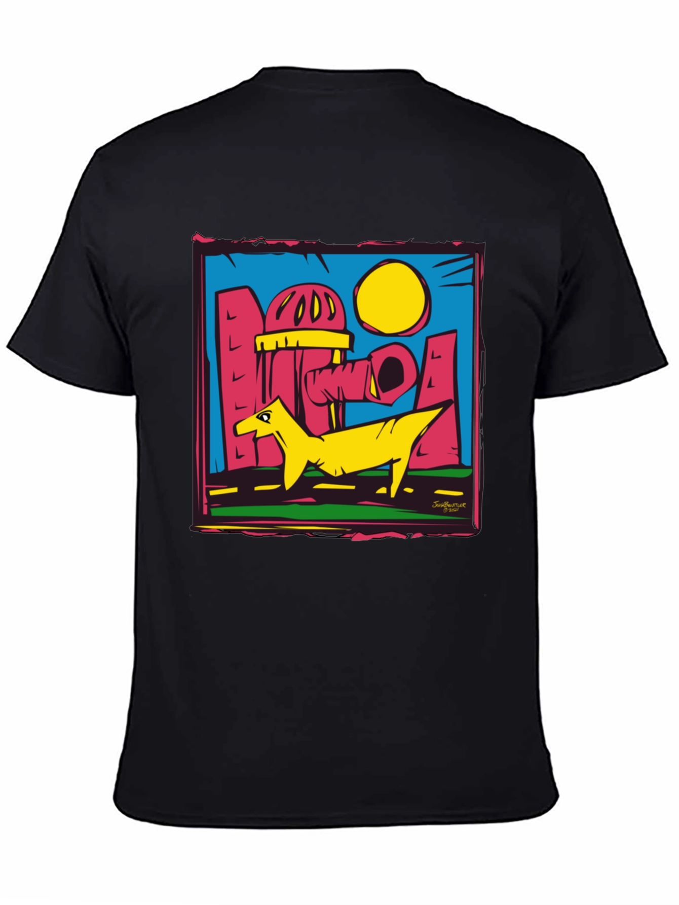 Urban Cartoon Graphic T-Shirt