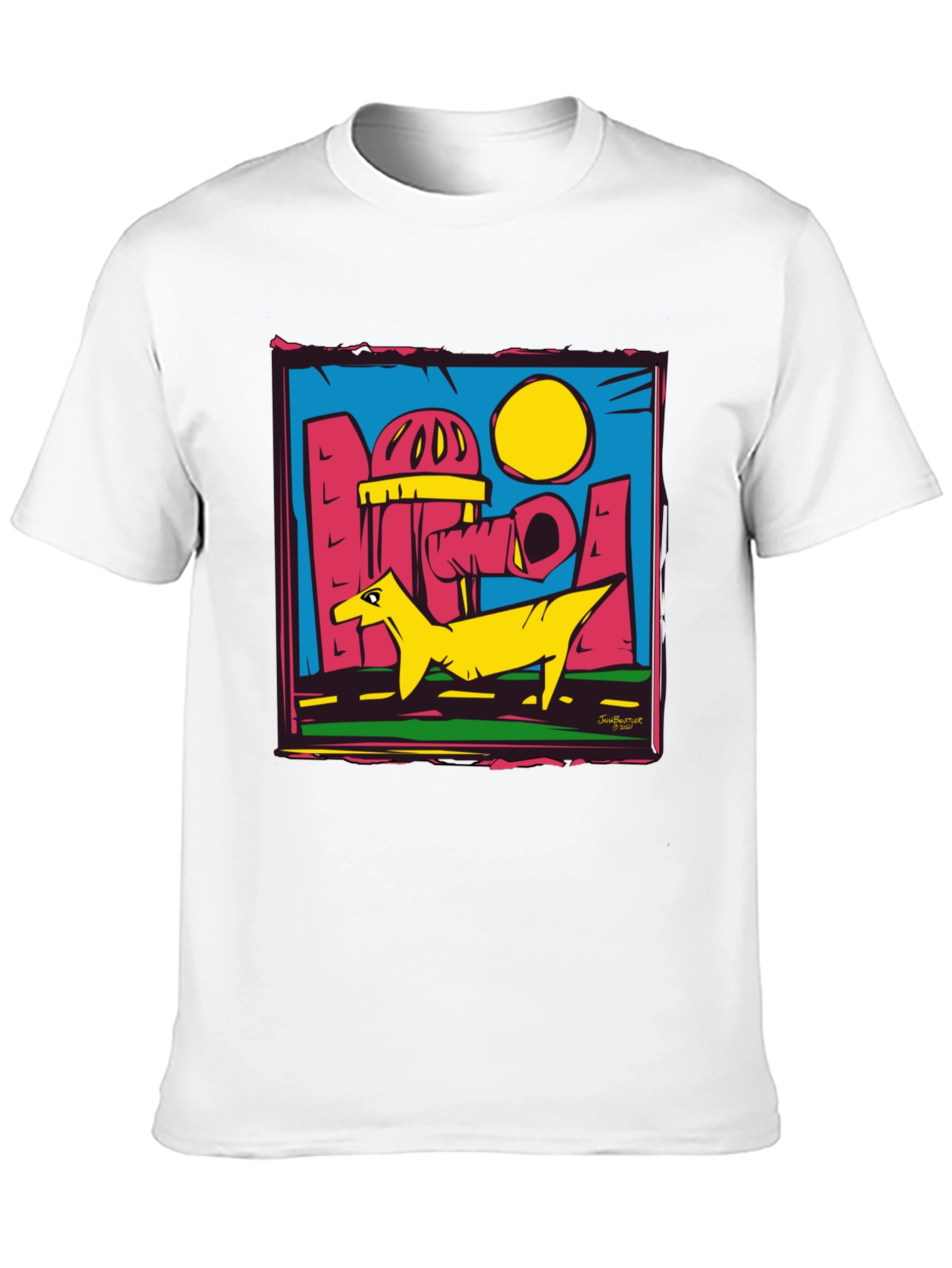 Urban Cartoon Graphic T-Shirt