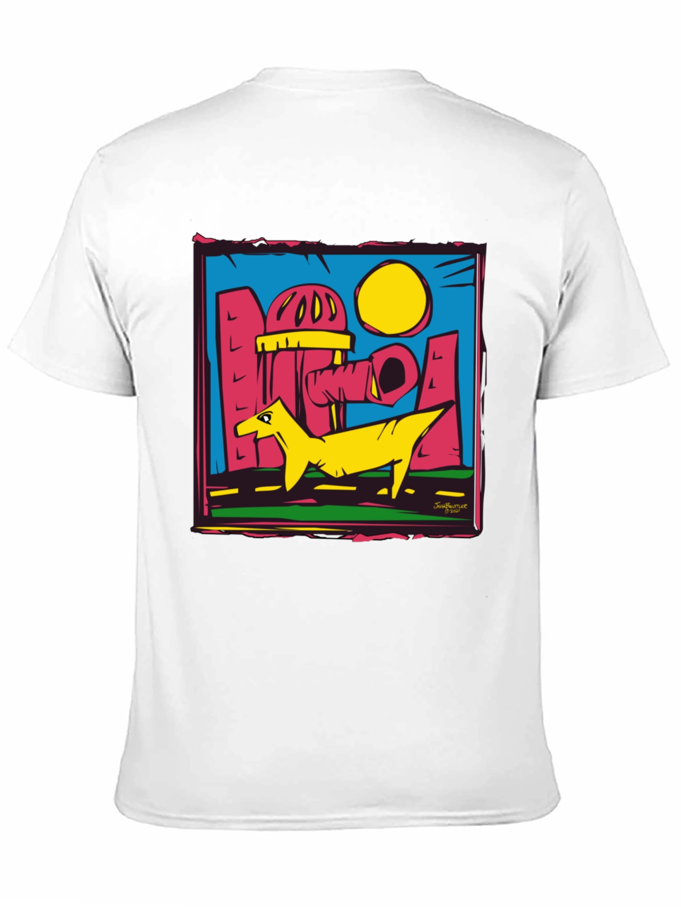 Urban Cartoon Graphic T-Shirt