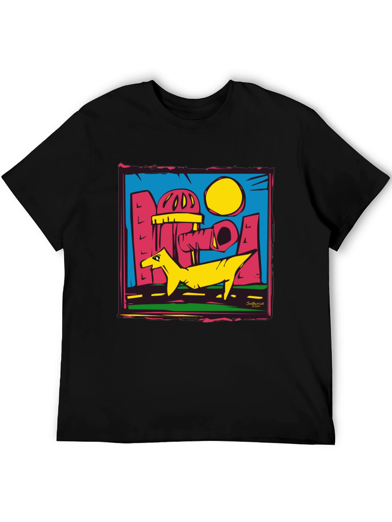 Urban Cartoon Graphic T-Shirt