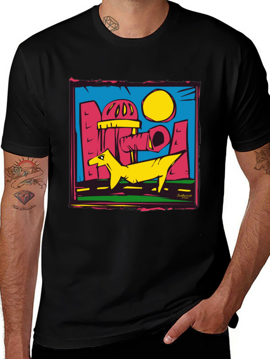 Urban Cartoon Graphic T-Shirt
