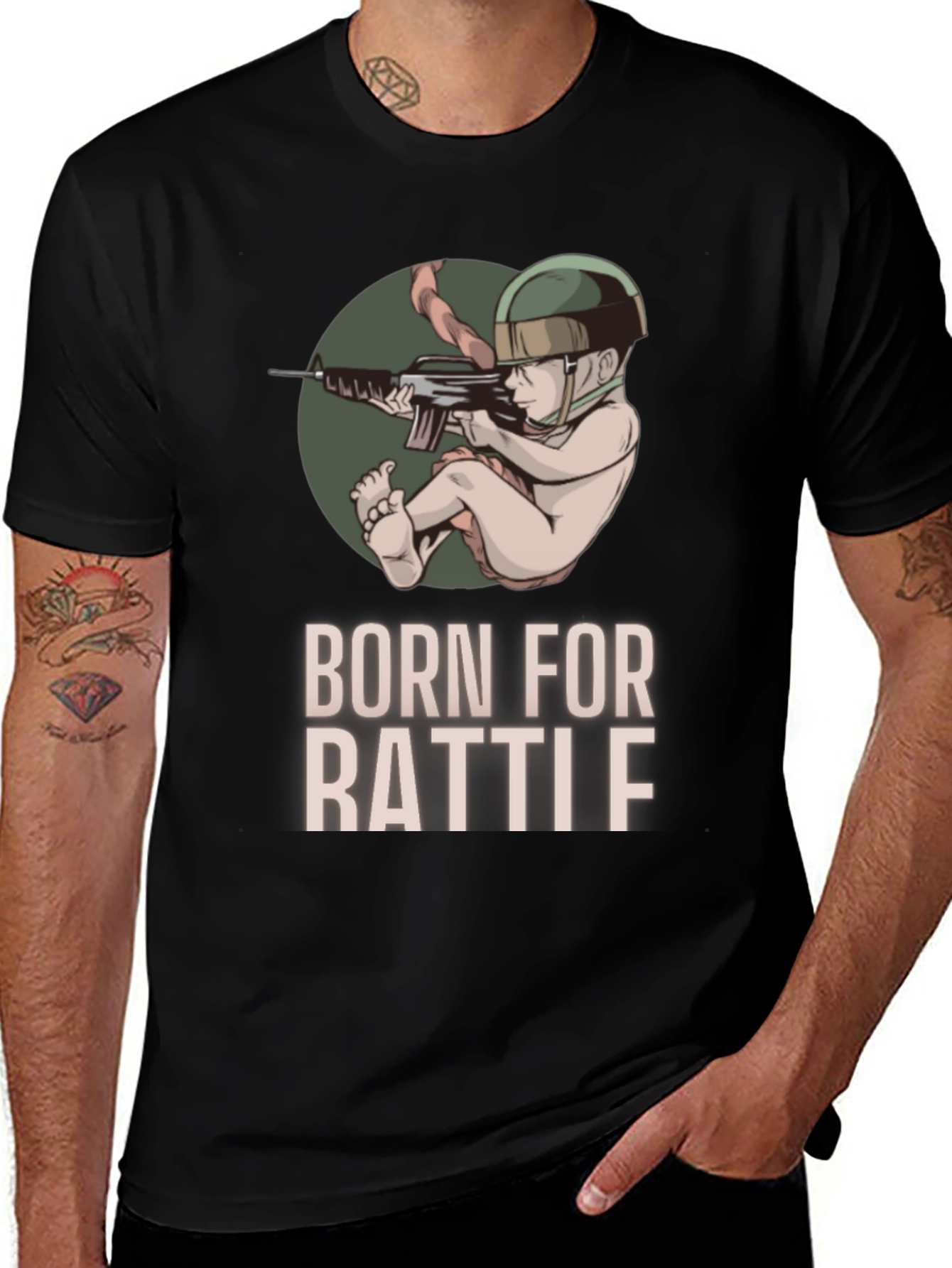 Born for Battle Baby T-Shirt