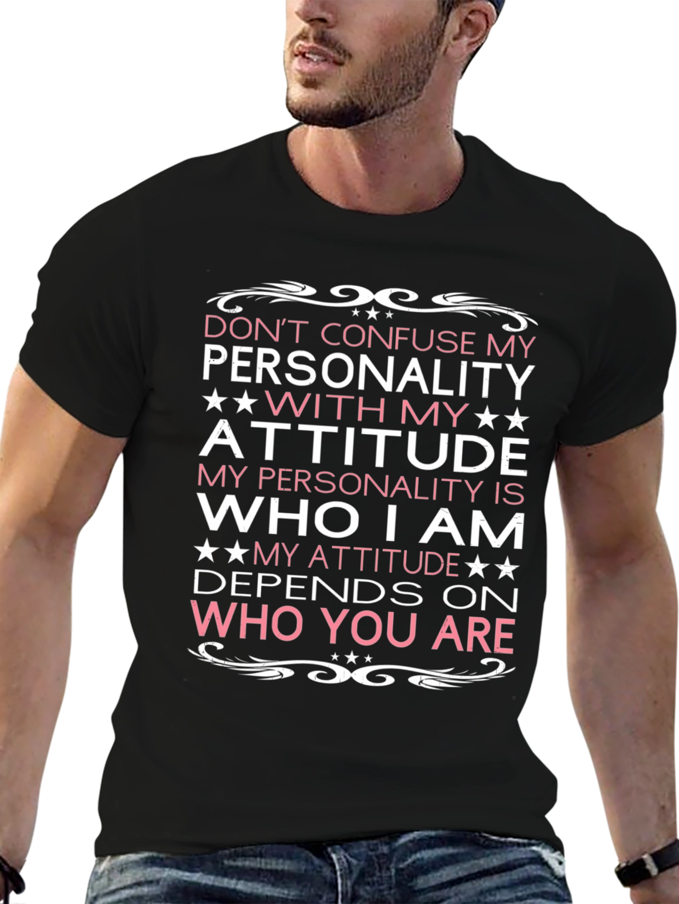 Attitude Personality Graphic T-Shirt