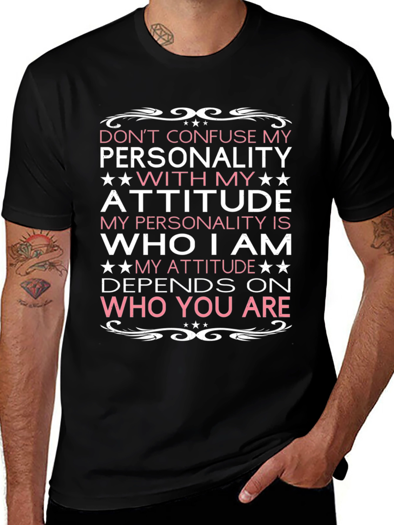 Attitude Personality Graphic T-Shirt