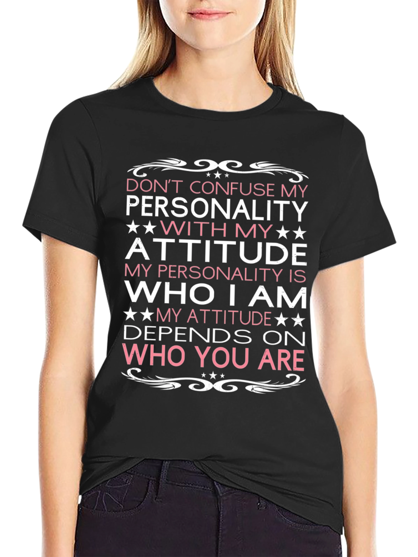 Attitude Personality Graphic T-Shirt
