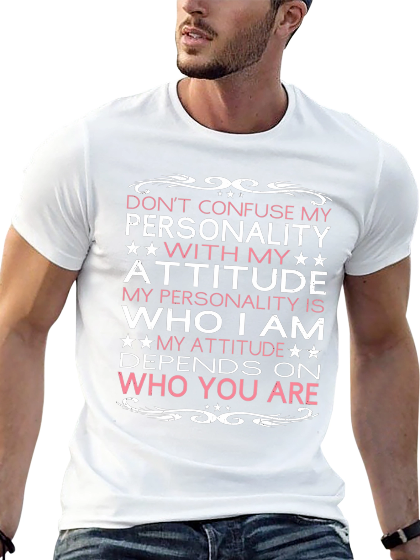 Attitude Personality Graphic T-Shirt