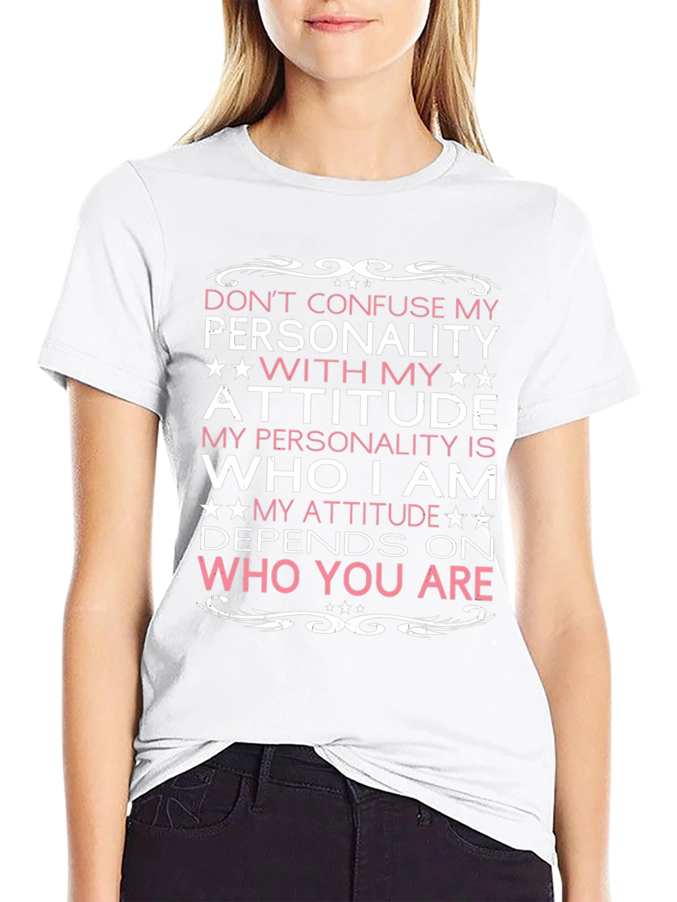 Attitude Personality Graphic T-Shirt