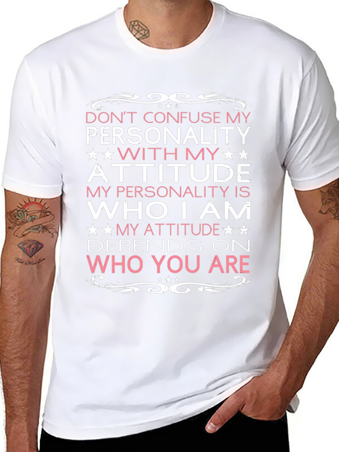 Attitude Personality Graphic T-Shirt