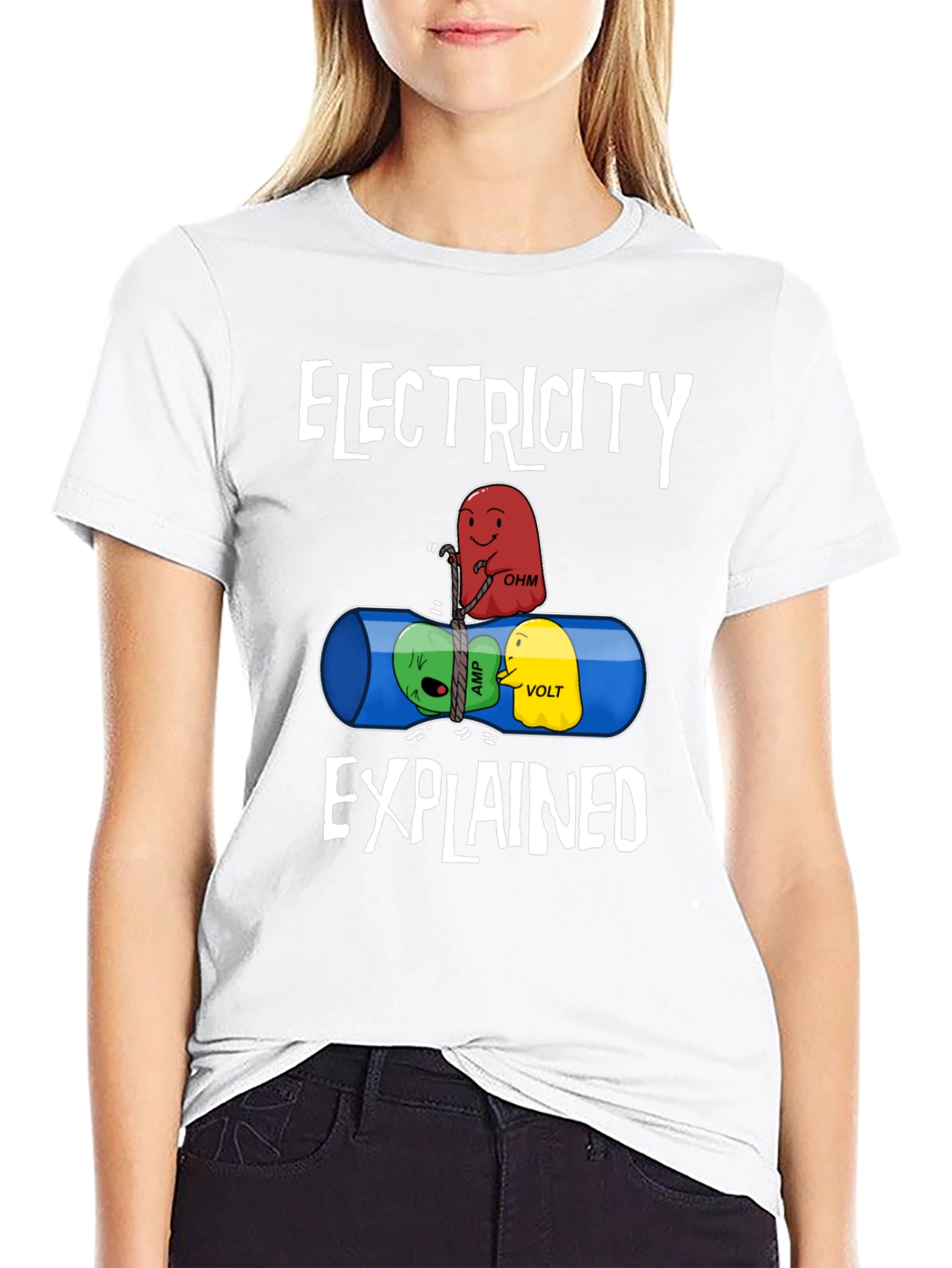 Electricity Explained Graphic T-Shirt