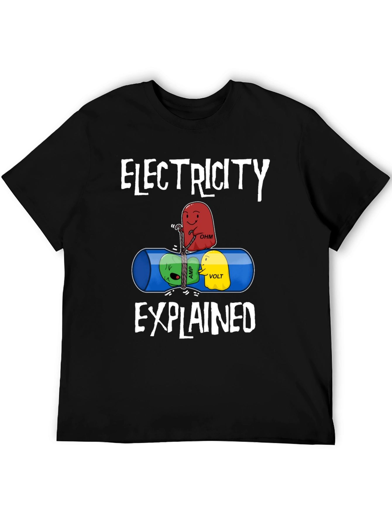 Electricity Explained Graphic T-Shirt