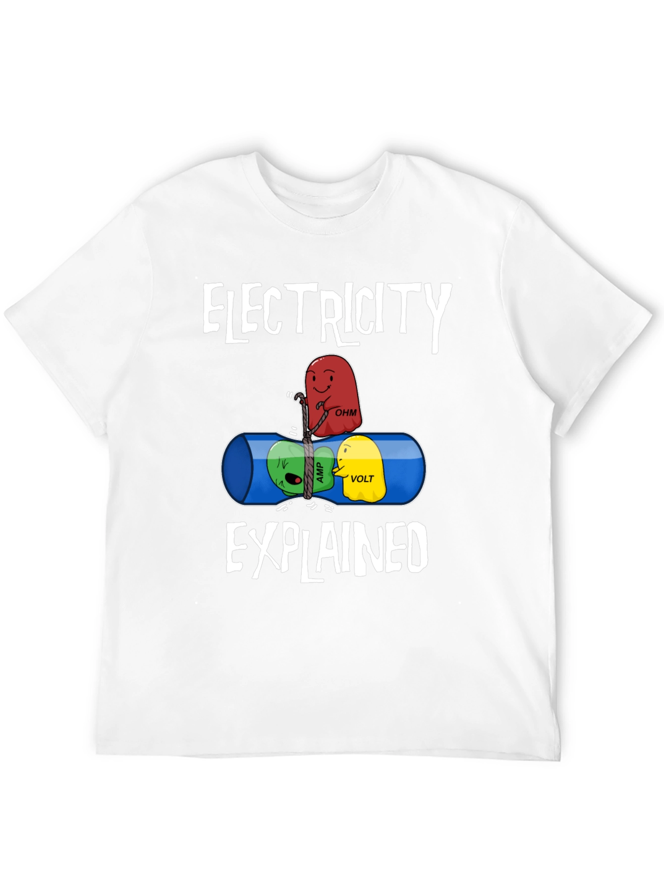 Electricity Explained Graphic T-Shirt