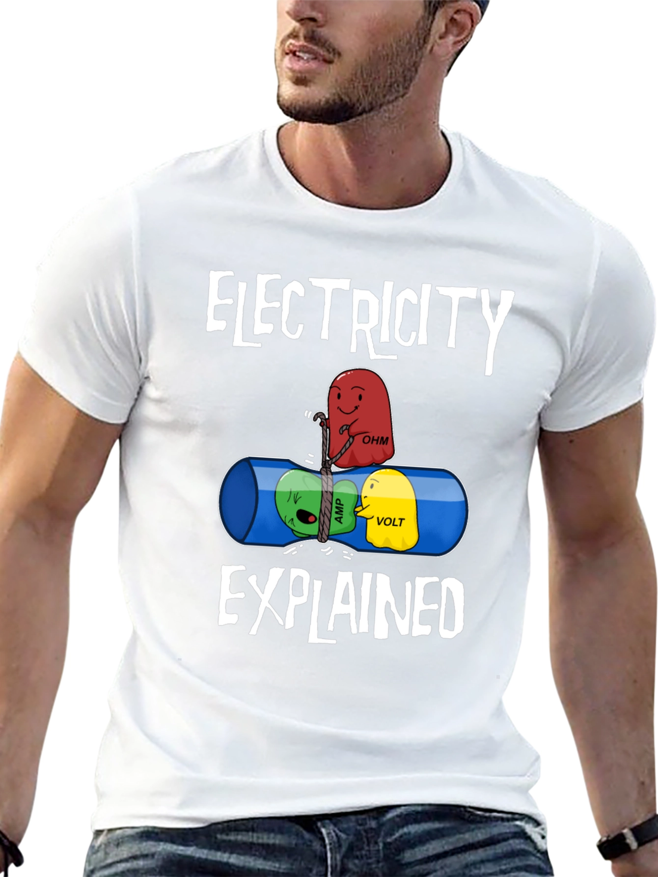 Electricity Explained Graphic T-Shirt