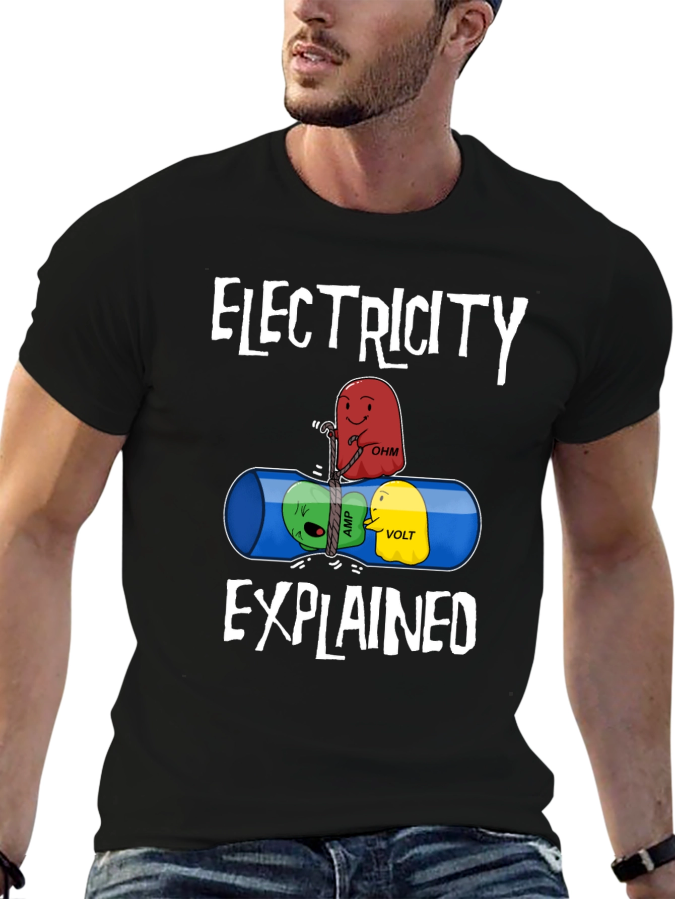 Electricity Explained Graphic T-Shirt